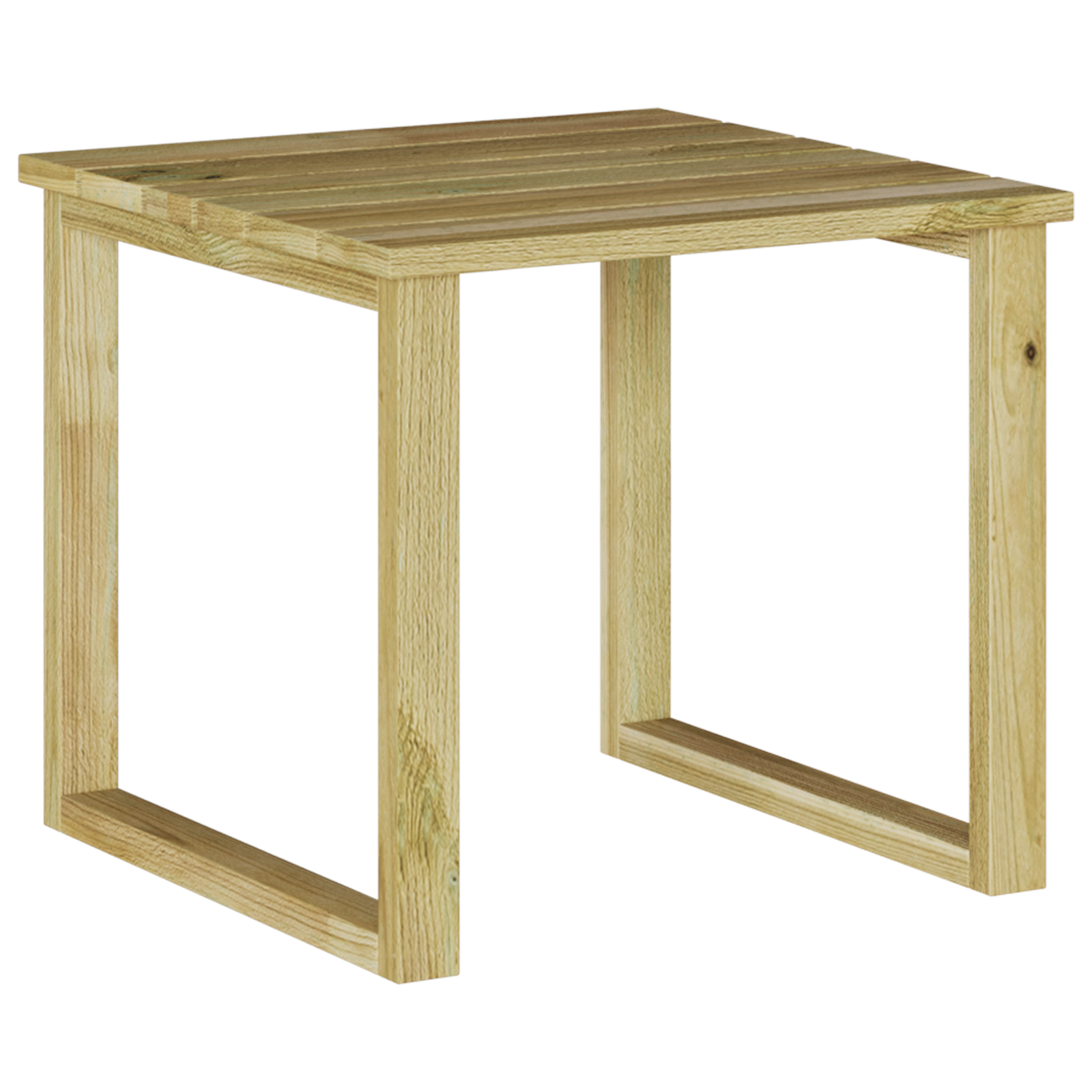 Sunbed Table 40x40x36 cm Impregnated Pinewood - Image 2
