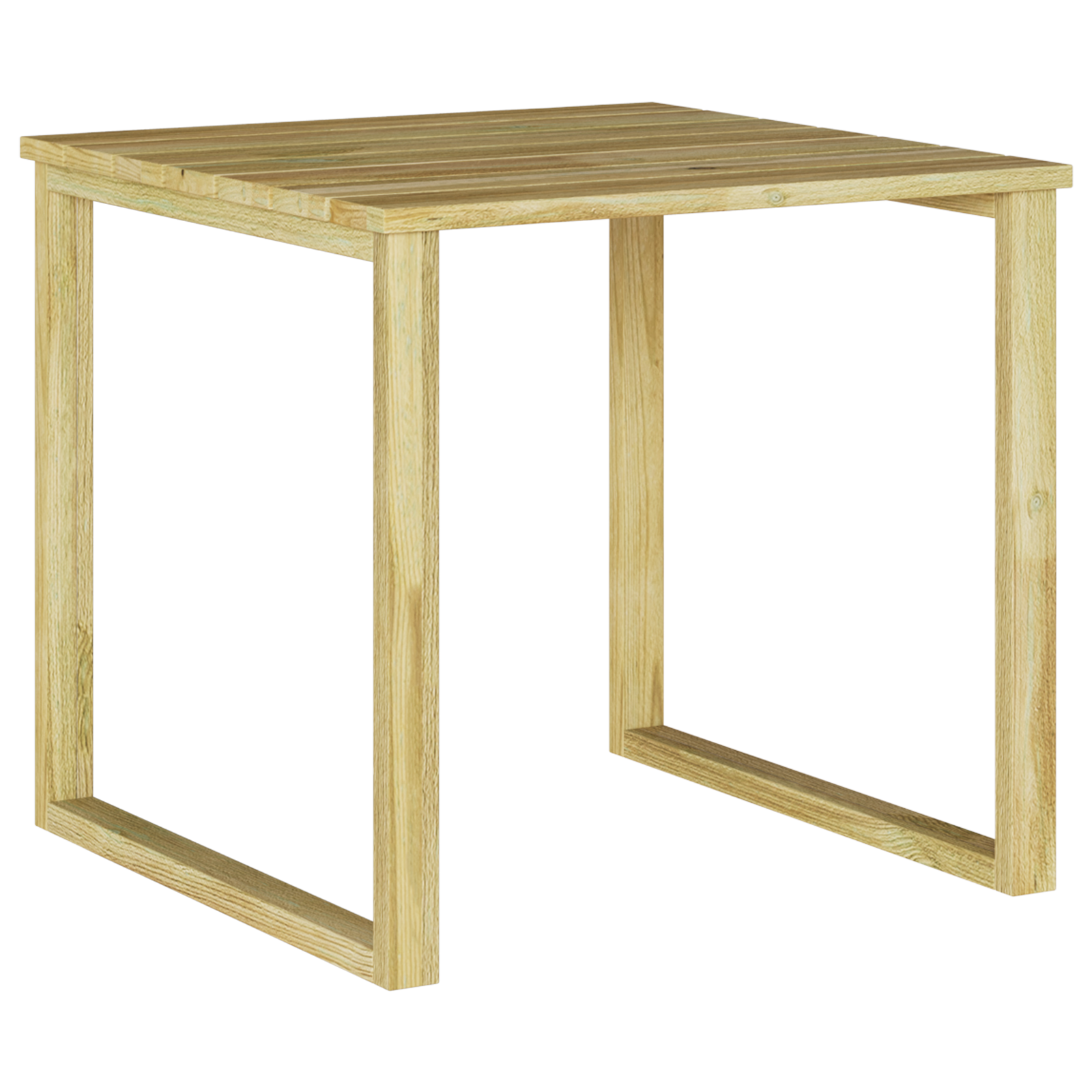 Sunbed Table 50.5x50.5x46 cm Impregnated Pinewood - Image 2