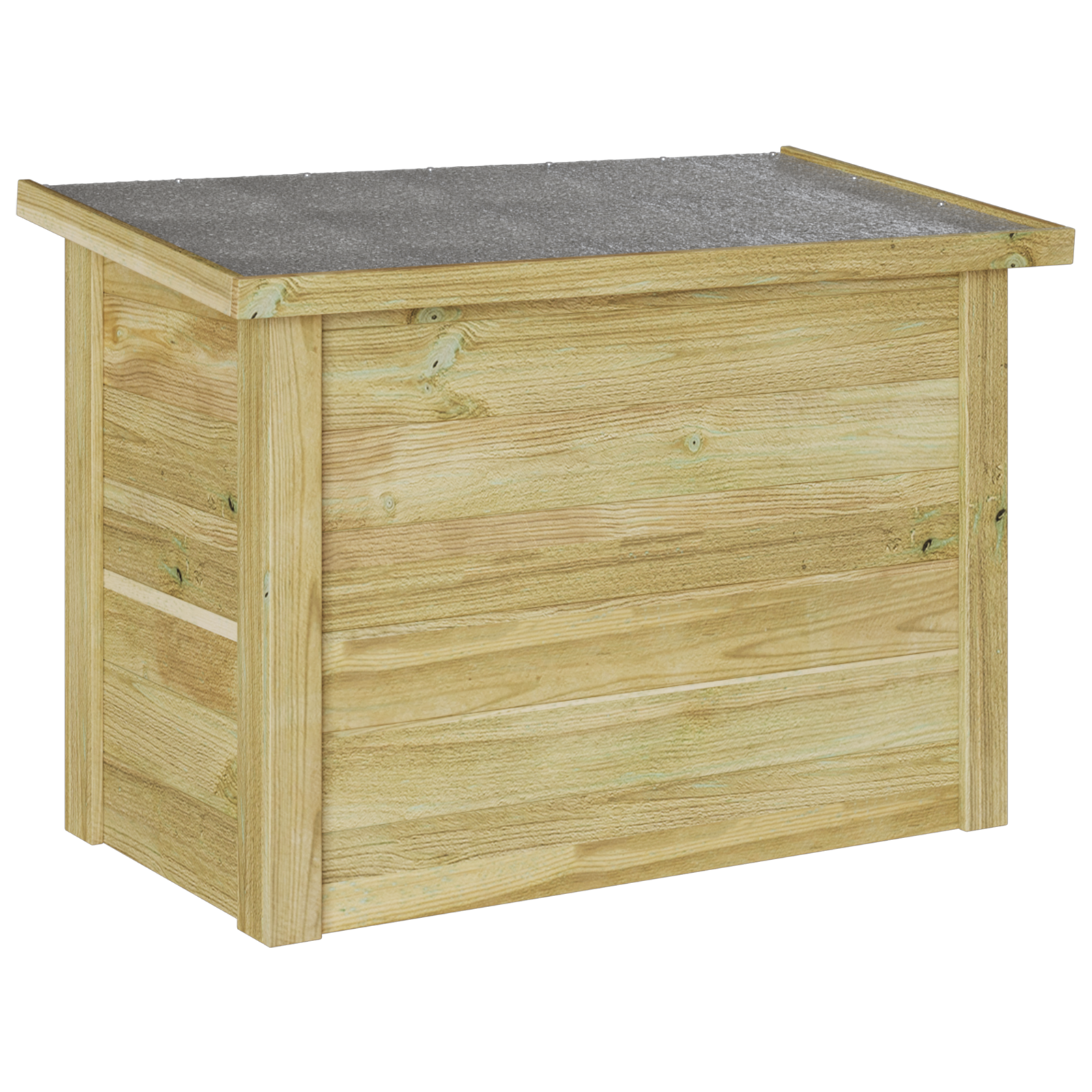 Aufbewahrungsbox 44x80x57 cm imprägniertes Kiefernholz - gartenmoebel-boxen - Your Garden Eden