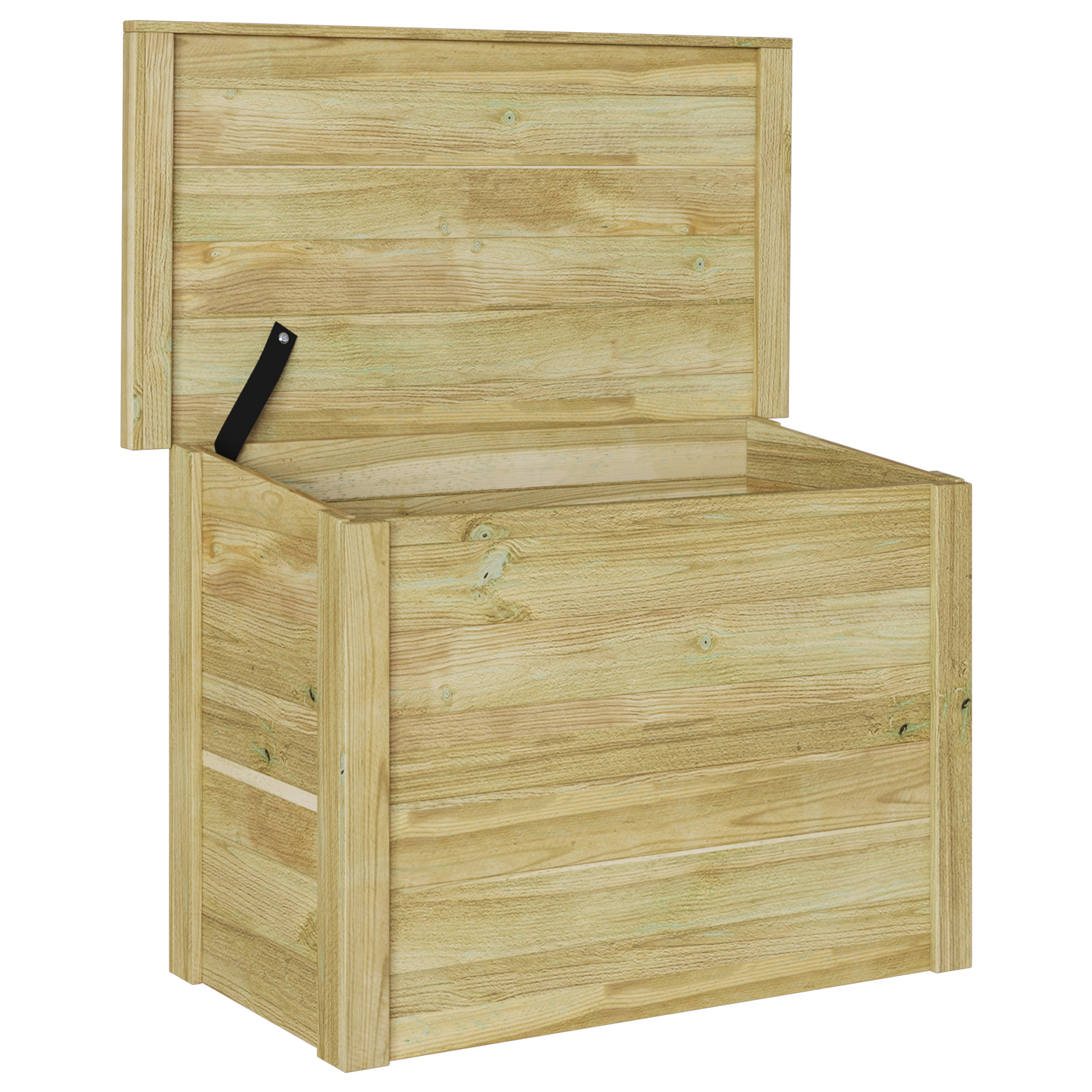 Aufbewahrungsbox 44x80x57 cm imprägniertes Kiefernholz - gartenmoebel-boxen - Your Garden Eden