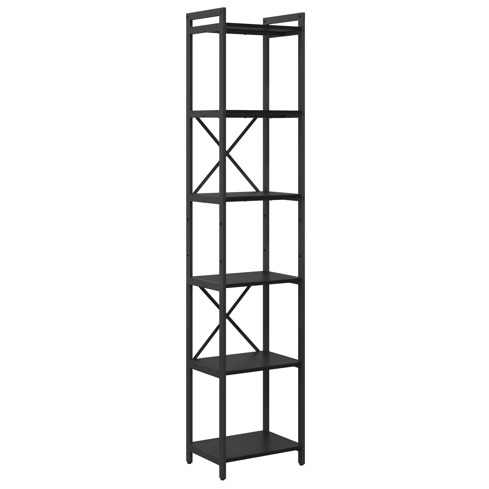  vidaXL Könyvszekrény Musta tammi 40 x 30 x 188 cm Faanyag akciós termékkép 1