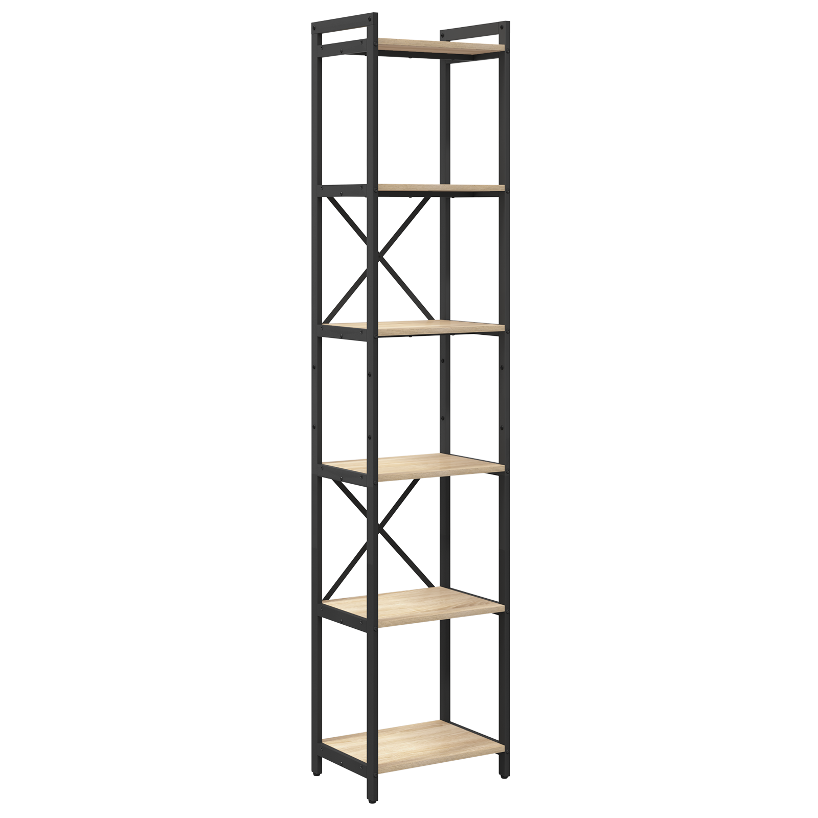  vidaXL Könyvszekrény sonoma tölgy 40 x 30 x 188 cm Faanyag akciós termékkép 1