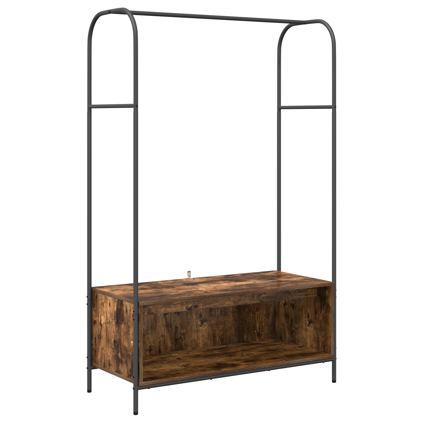  vidaXL Ruhatartó füstölt tölgy 100x44x160 cm akciós termékkép 1