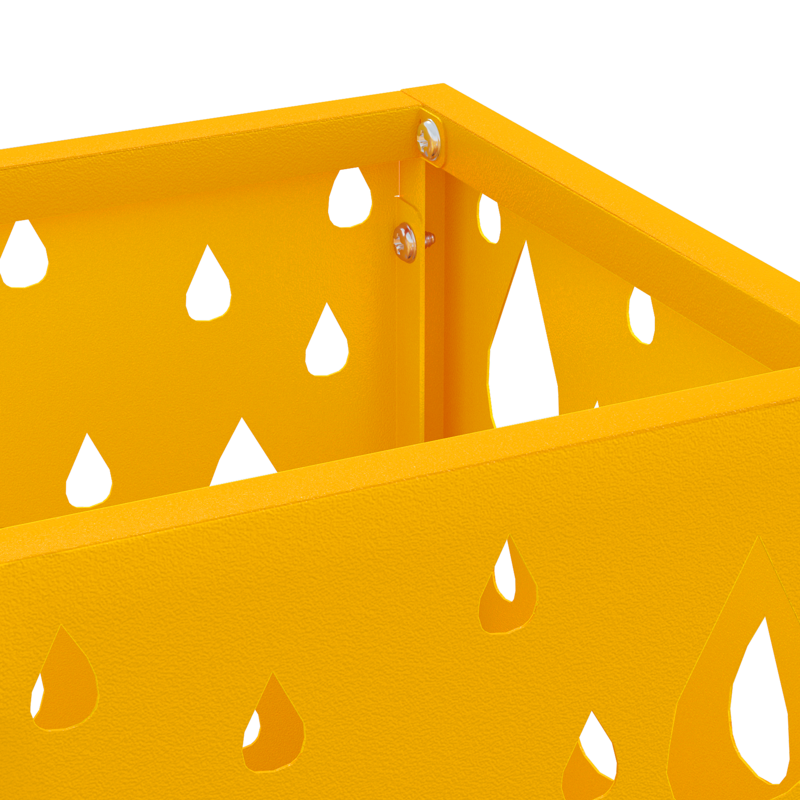 Umbrella Stand Mustard yellow Metal Compact Decorative Inlays - Image 4