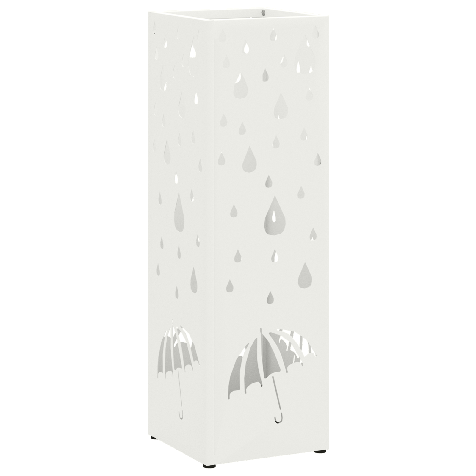 Umbrella Stand White Metal Standard Pattern Umbrella Stand - Image 2