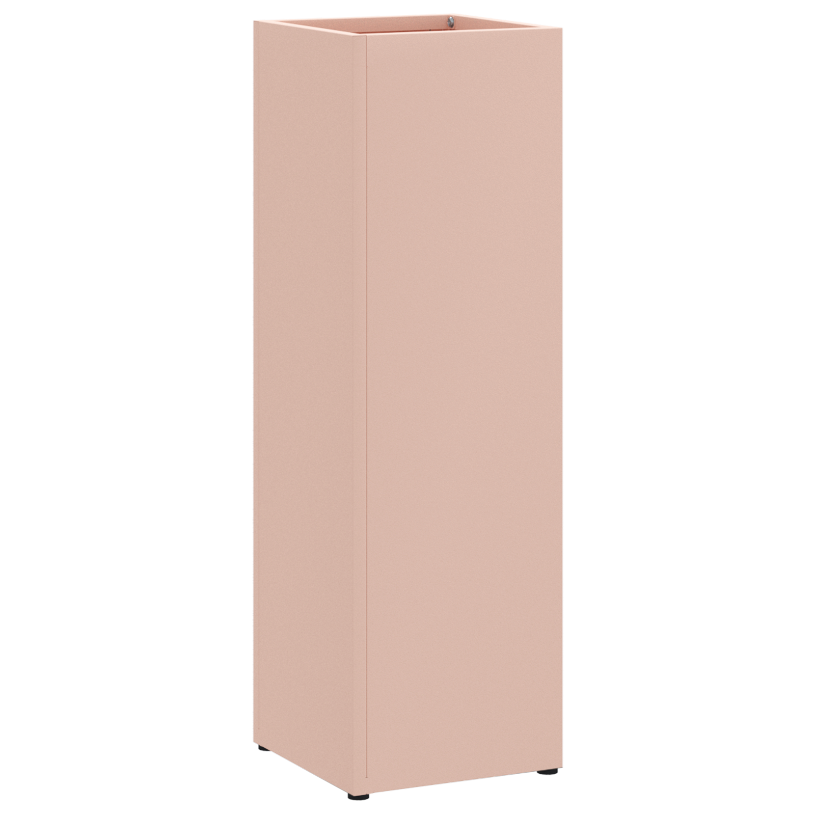 Umbrella Stand Pink Metal Standard Umbrella Stand Rectangular - Image 2