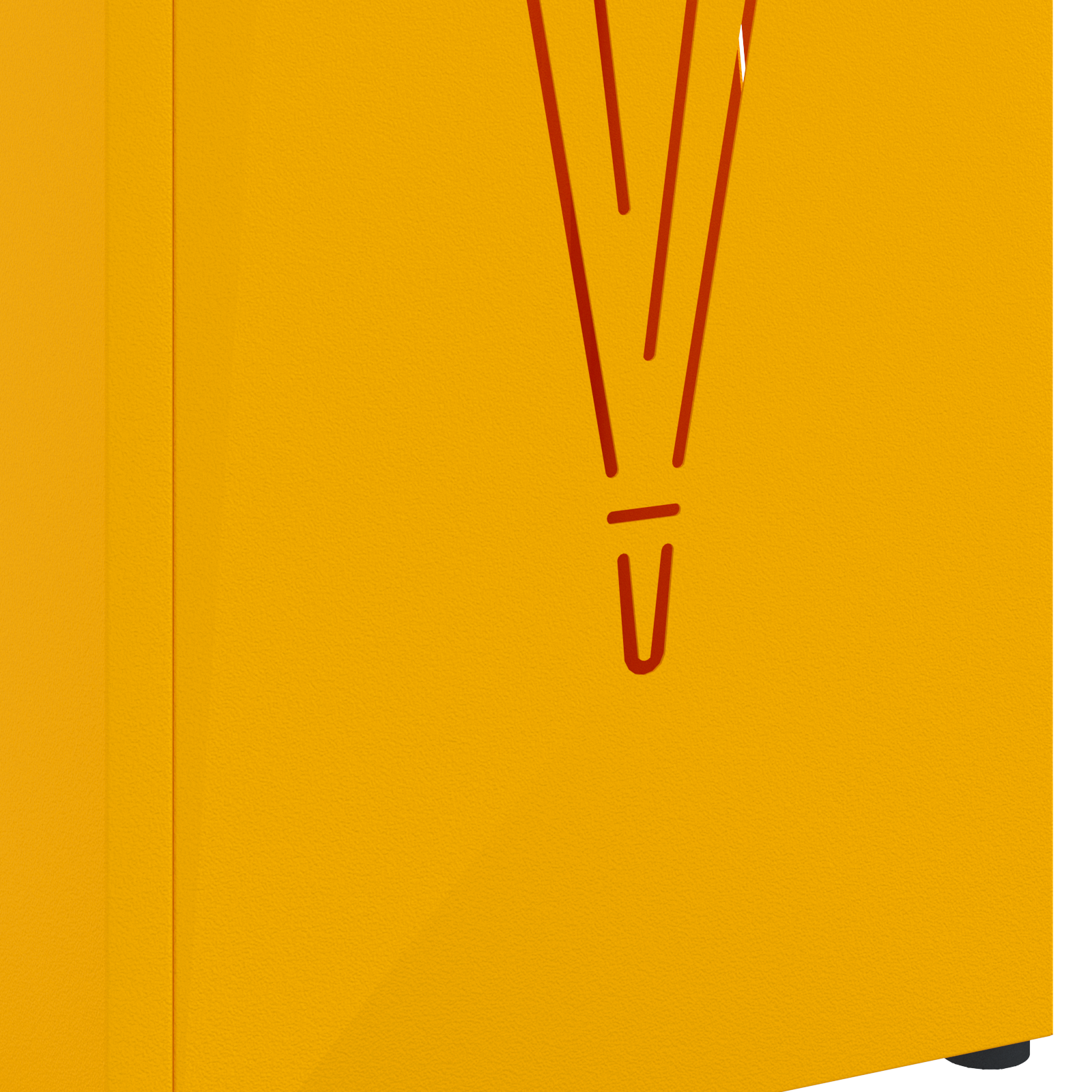 Umbrella Stand Mustard yellow Metal Standard Decorative Inlays - Image 5