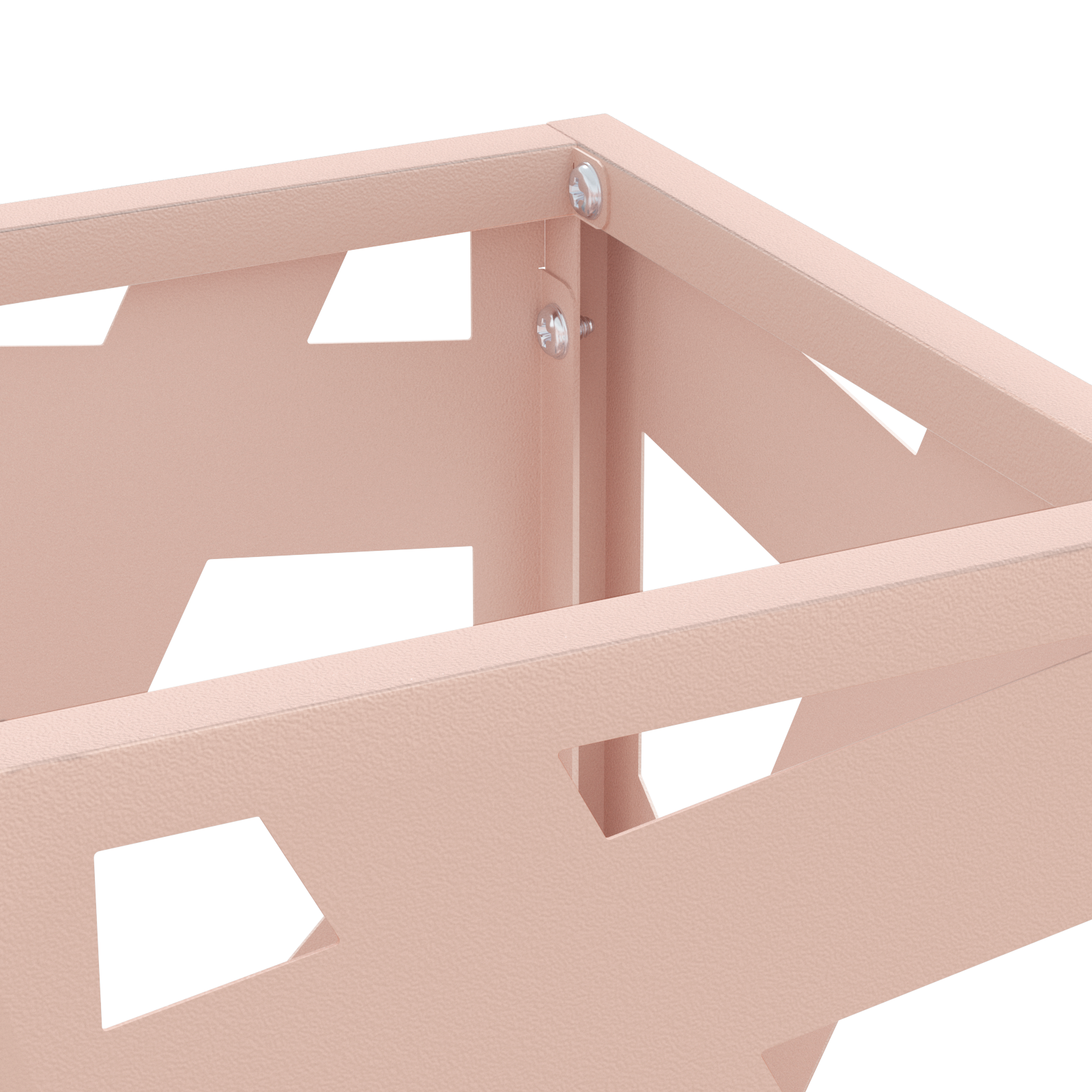 Umbrella Stand Pink Metal Medium Decorative Inlays - Image 4