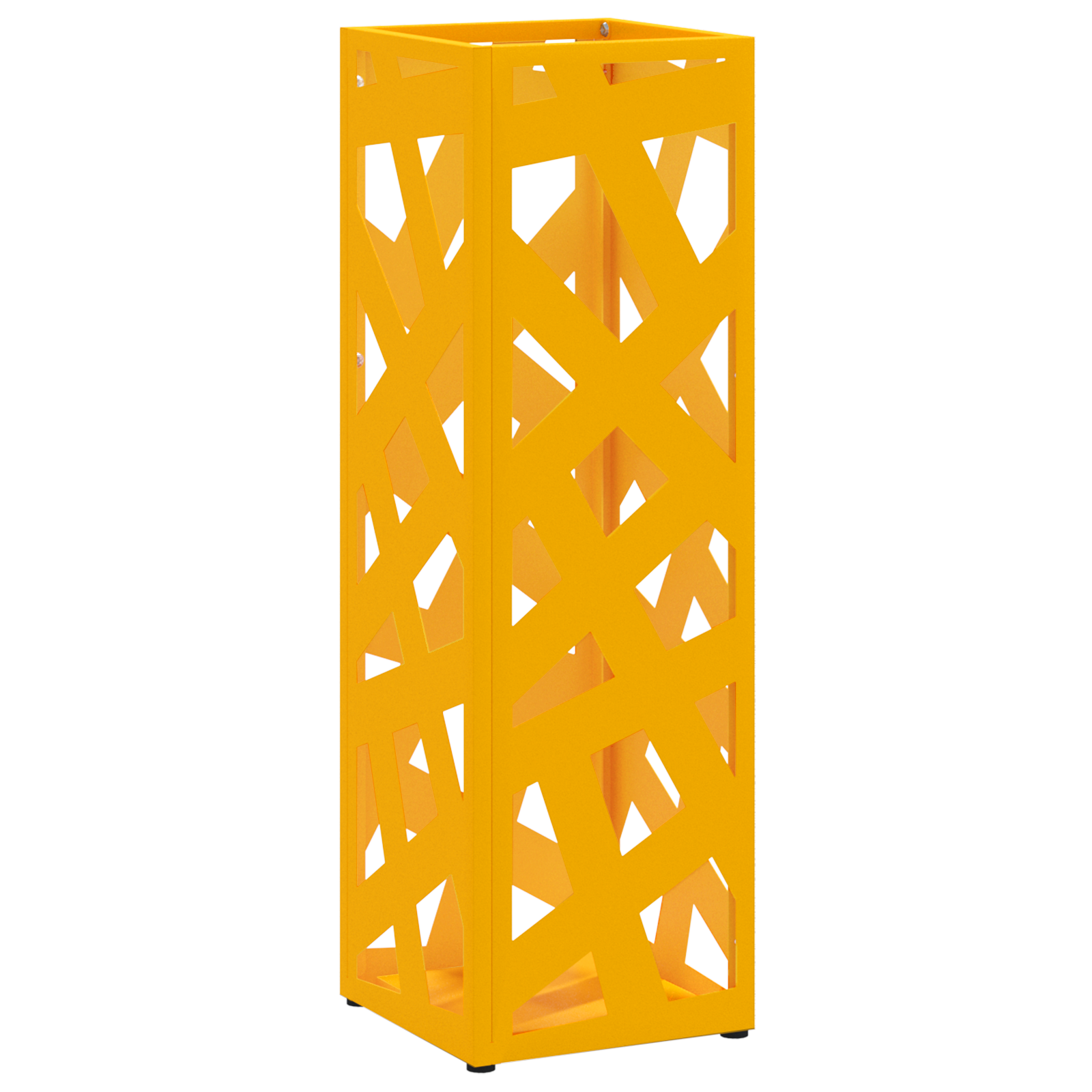 Umbrella Stand Mustard yellow Metal Medium Sleek - Image 2