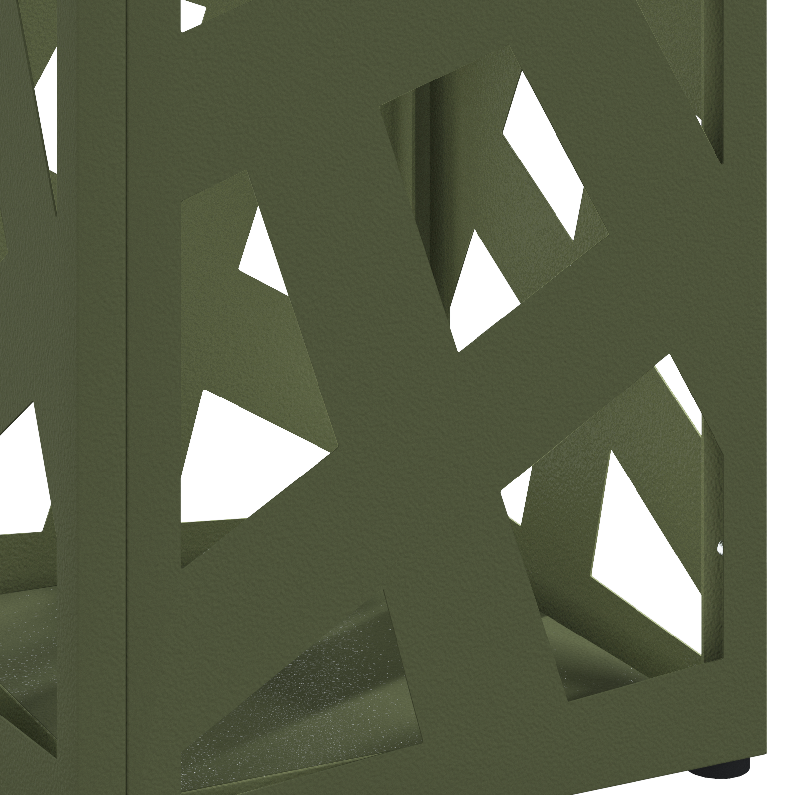 Umbrella Stand Olive green Metal Standard Decorative Inlays - Image 5