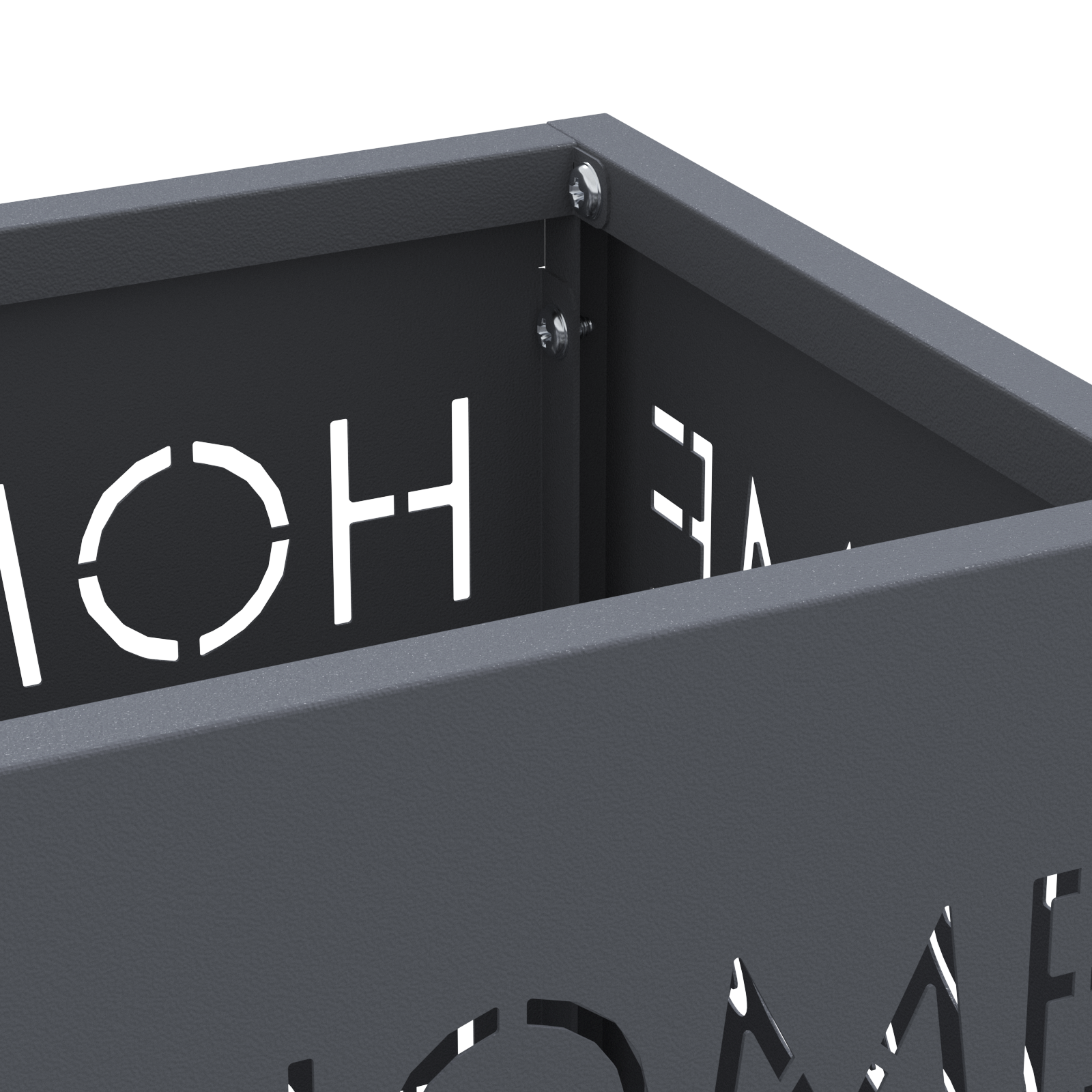 Umbrella Stand Anthracite Metal Medium Decorative Inlays - Image 4