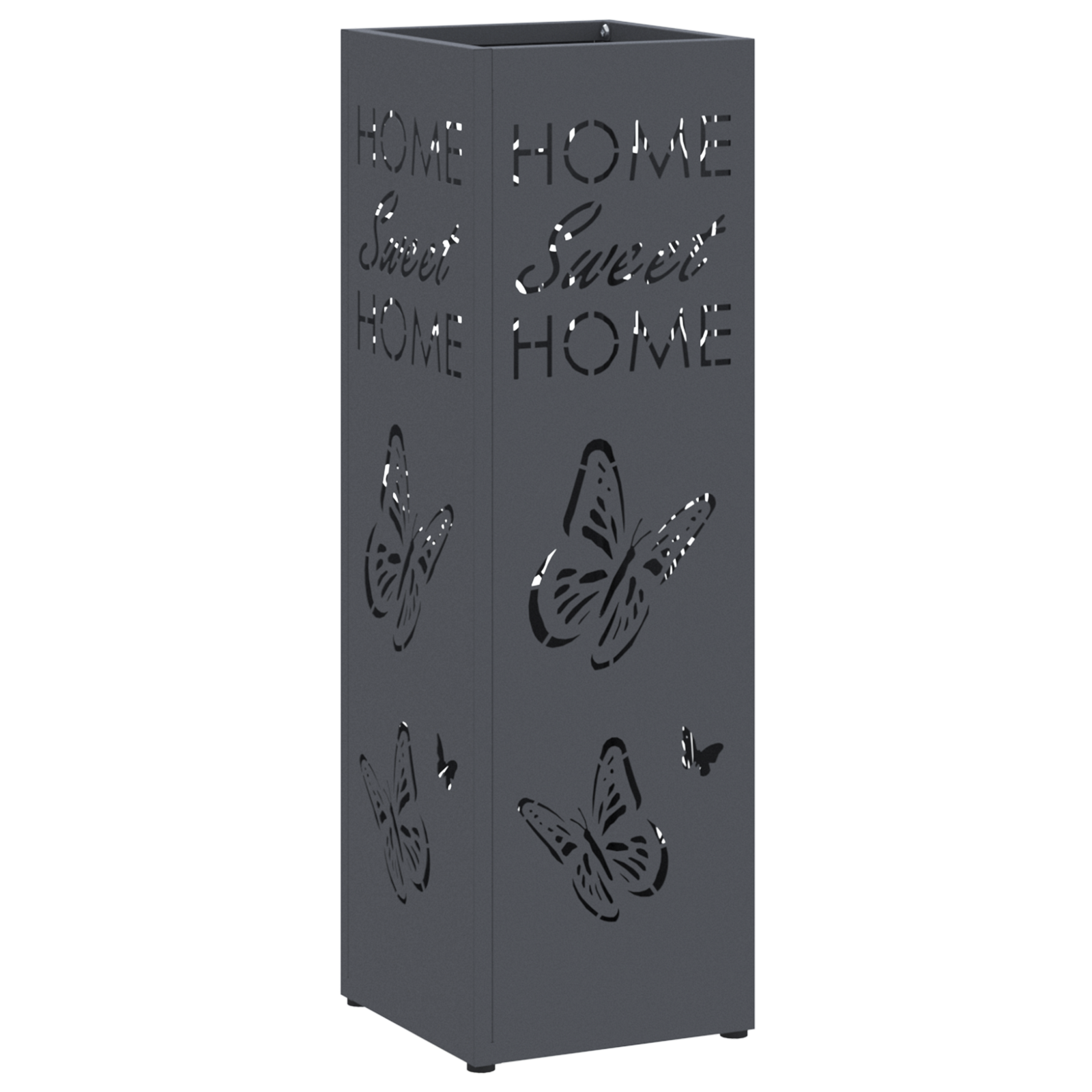 Umbrella Stand Anthracite Metal Medium Decorative Inlays - Image 2