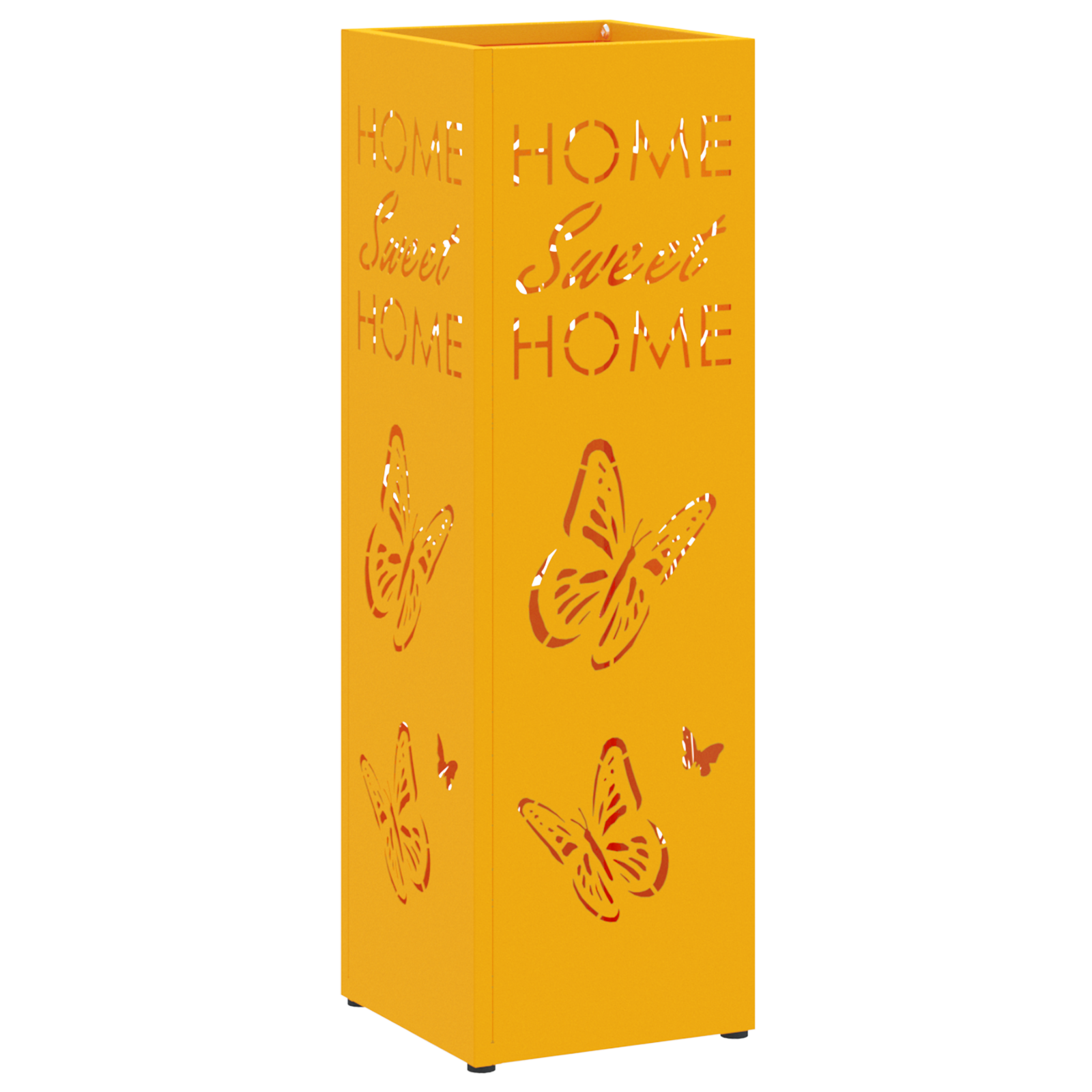 Parasolstandaard Mosterdgeel 15,5x15,5x49 cm Staal image 2