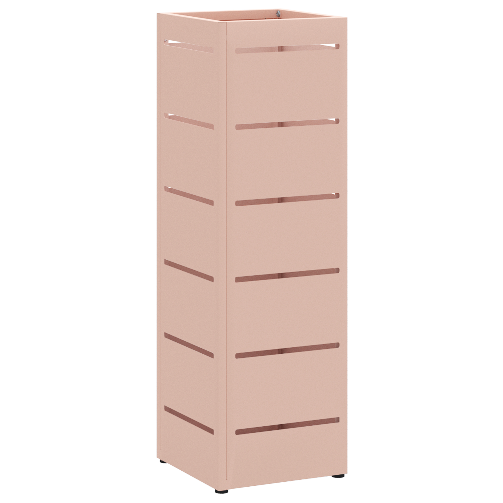 Umbrella Stand Pink Metal Decorative Inlays Pink Umbrella Stand - Image 2