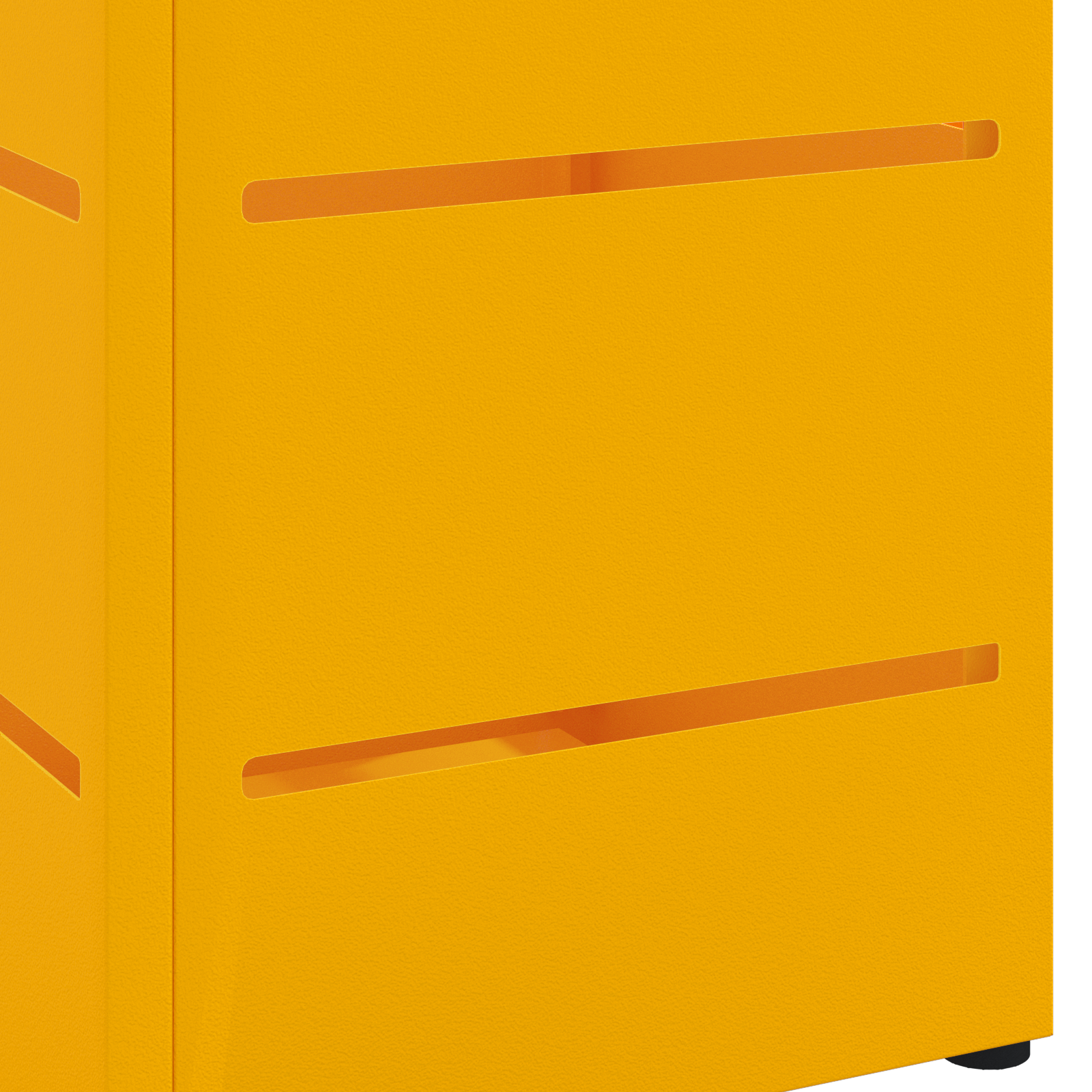 Umbrella Stand Mustard yellow Metal Standard Umbrella Stand - Image 5