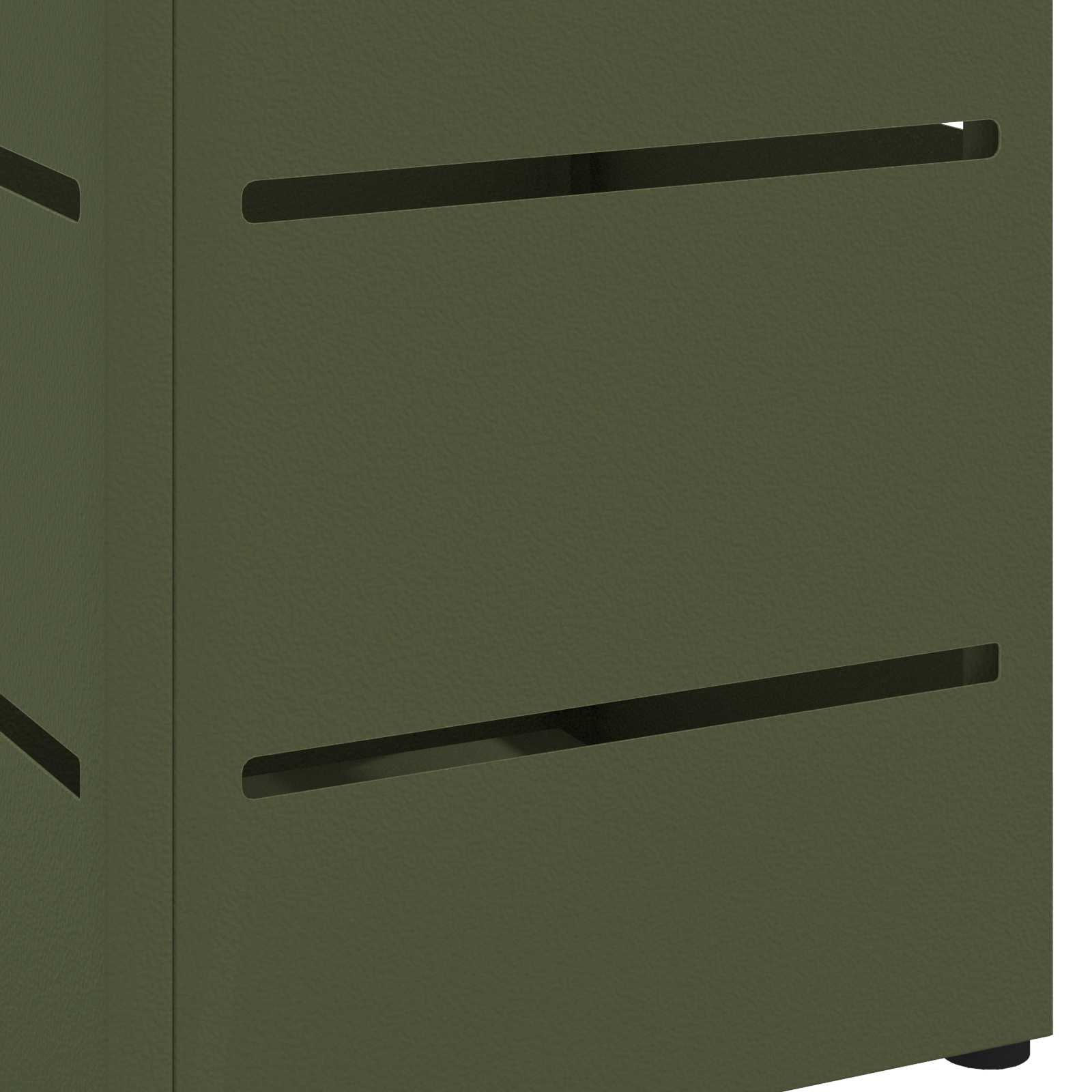 Umbrella Stand Olive green Metal Medium Umbrella Stand - Image 5