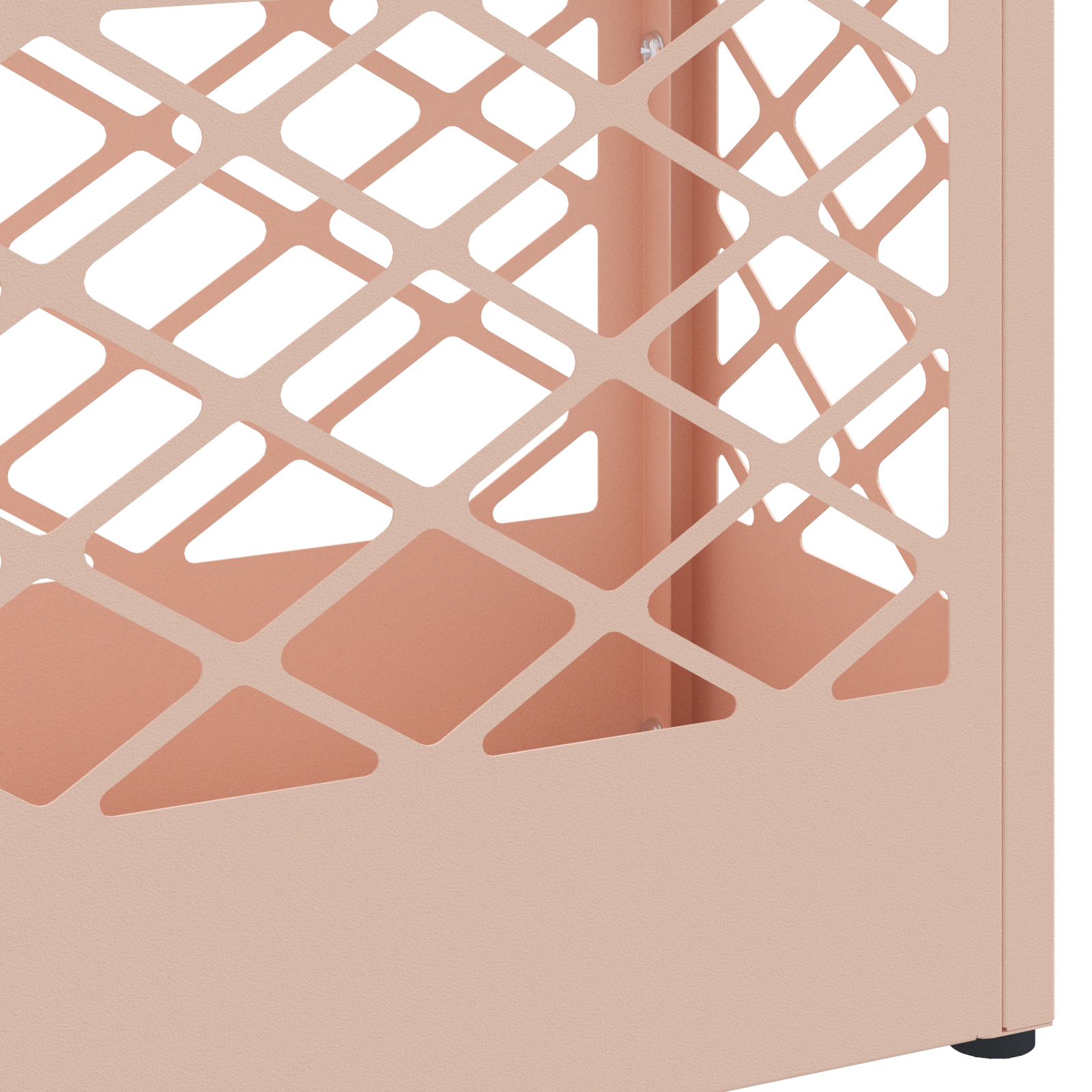 Umbrella Stand Pink Metal Standard Decorative Inlays - Image 5