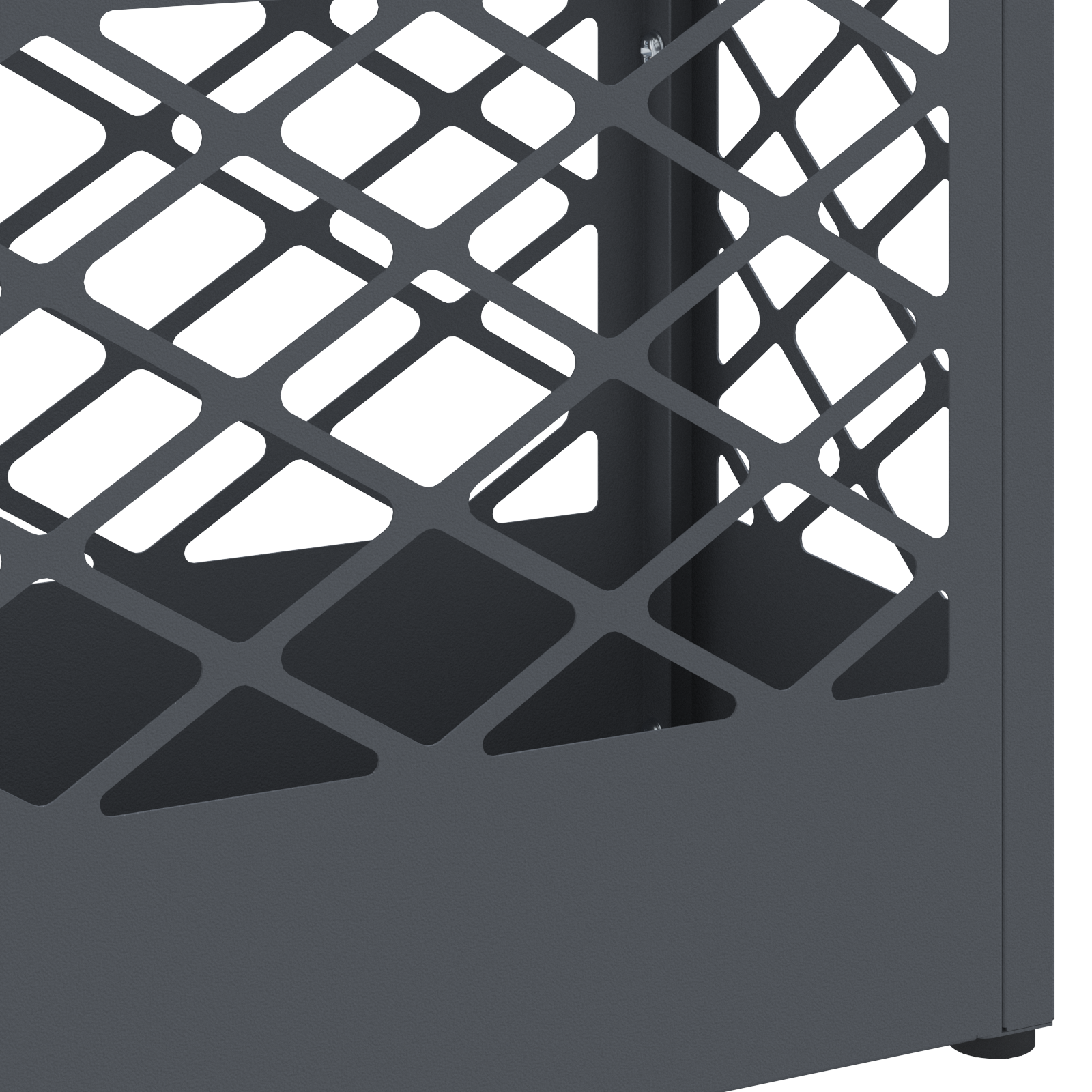 Umbrella Stand Anthracite Metal Medium Umbrella Stand - Image 5