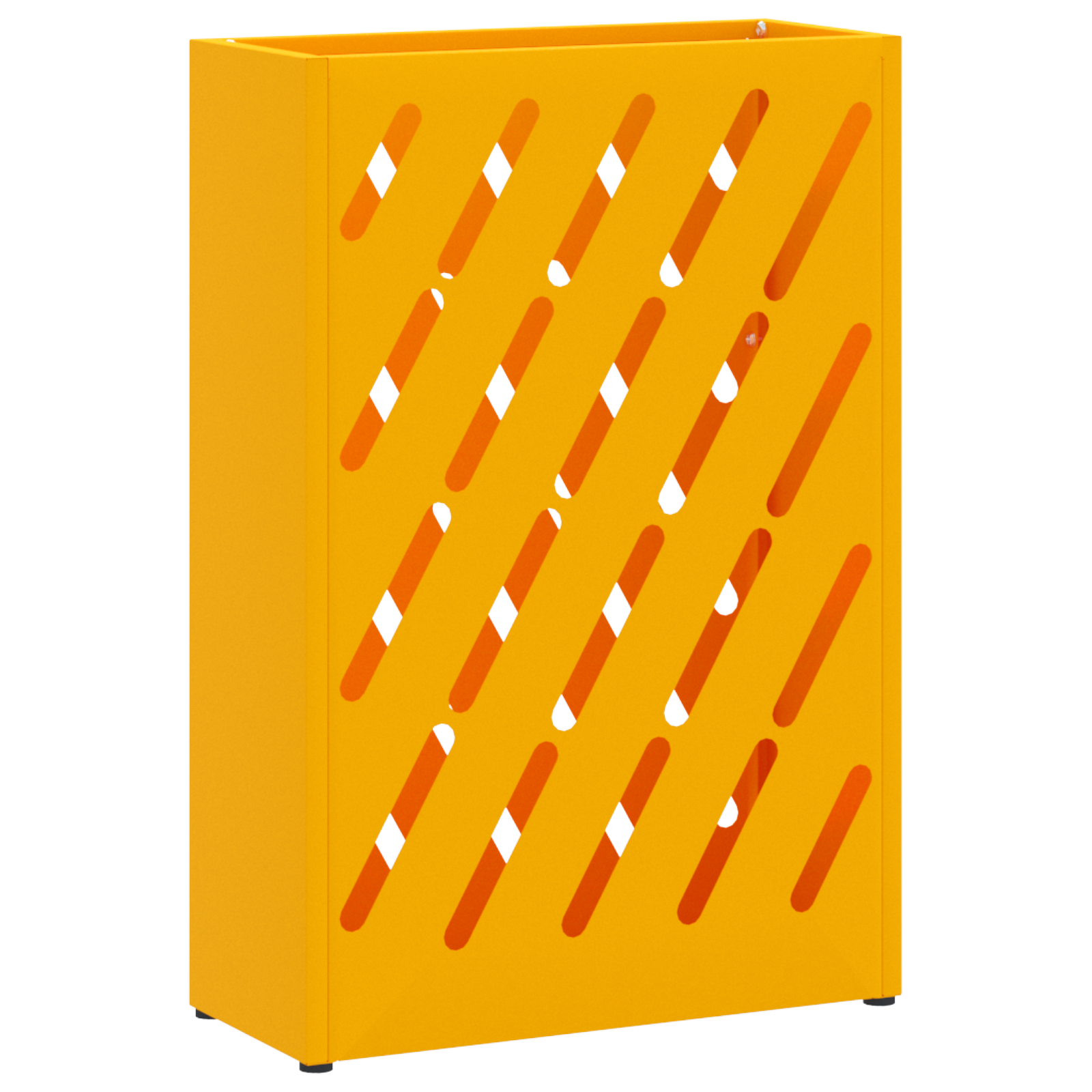  vidaXL Mustár Sárga Ernyőtartó 28x12x41 cm Acél akciós termékkép 1