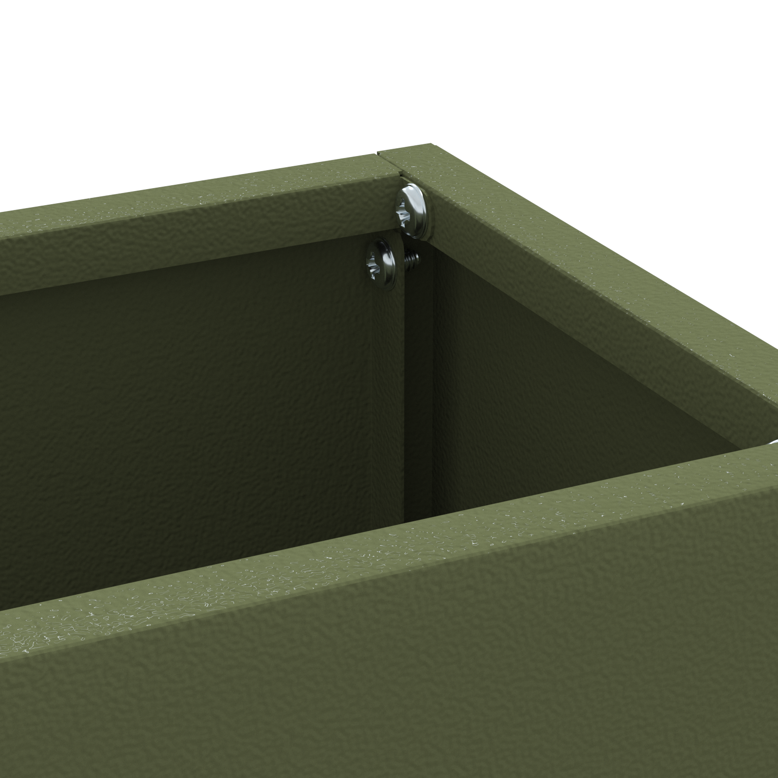 Umbrella Stand Olive Green Metal Medium Umbrella Stand - Image 4