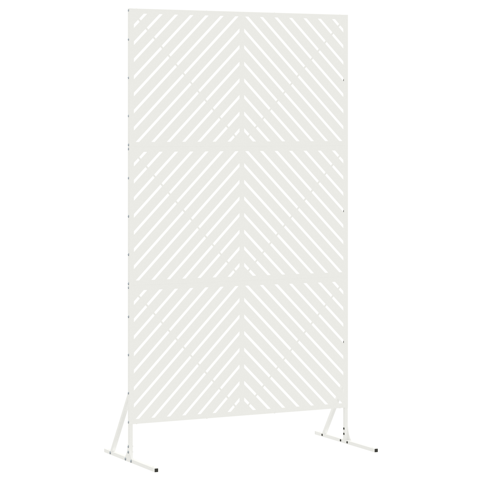  vidaXL Magánélet Védő Fólia, Fehér, 100x50x180 cm, Acélból akciós termékkép 1