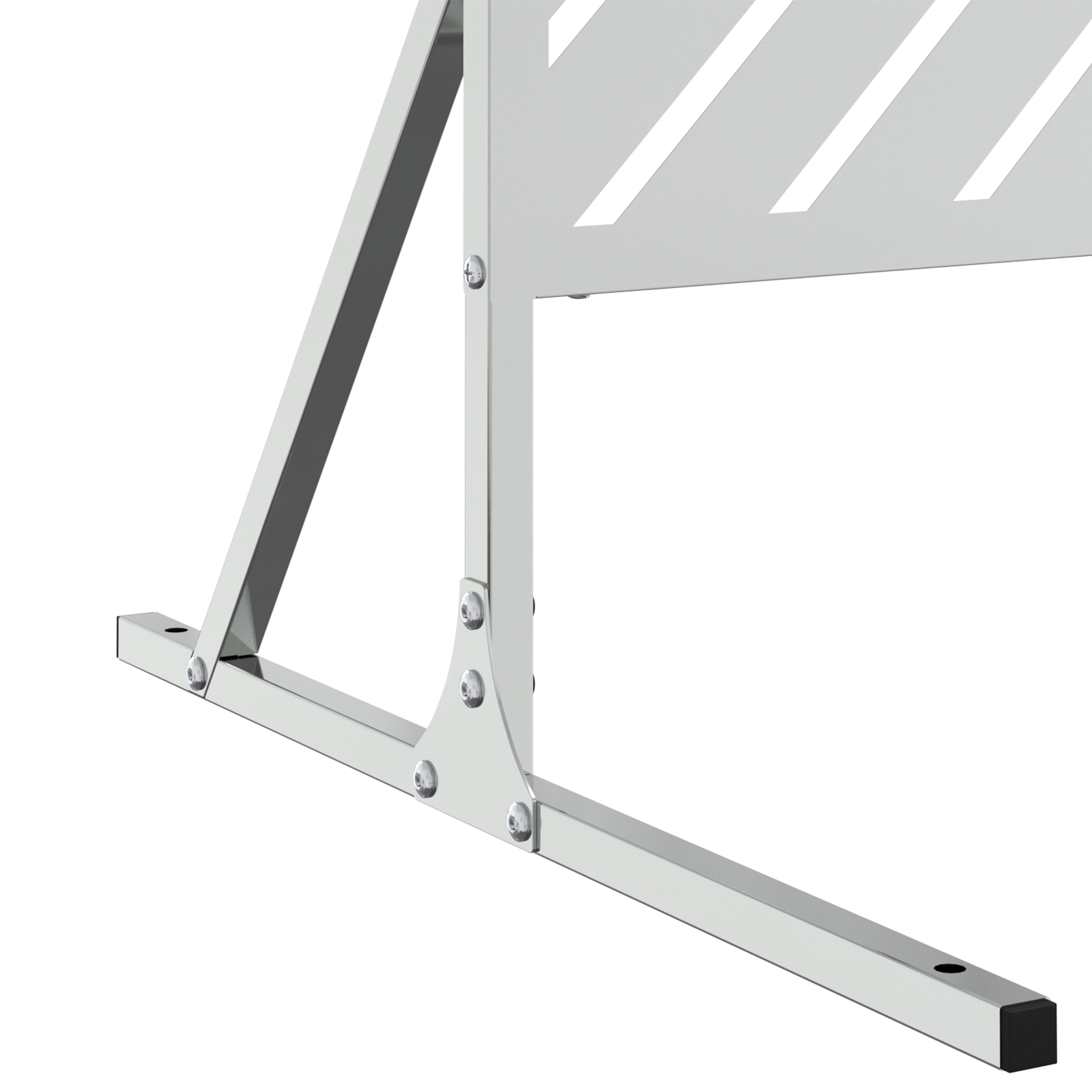 Galvanised Steel Fence Panel Galvanised steel Large - Image 4