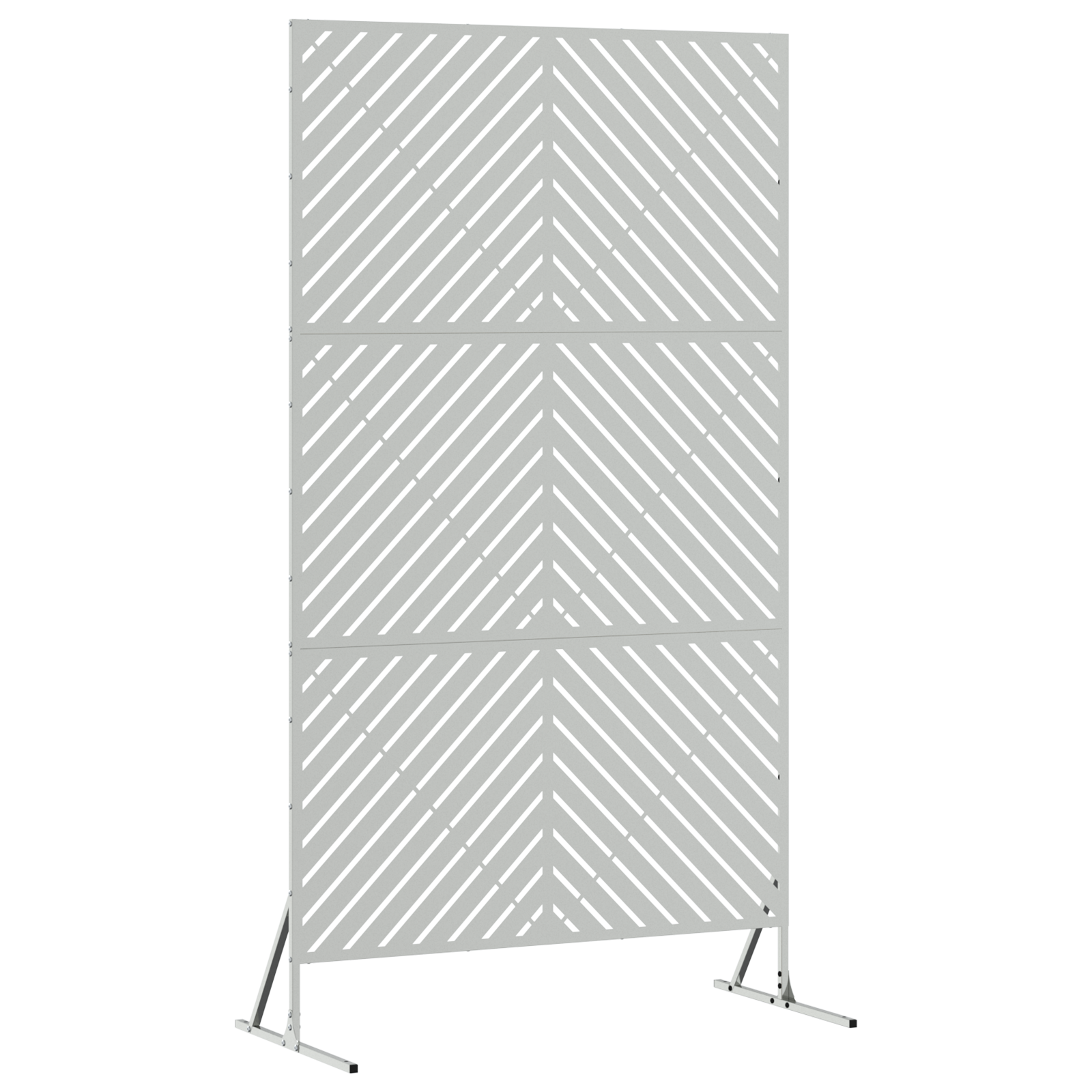  vidaXL Privát Fényvisszaverő Képernyő 100x50x180 cm Galvanizált Acél akciós termékkép 1