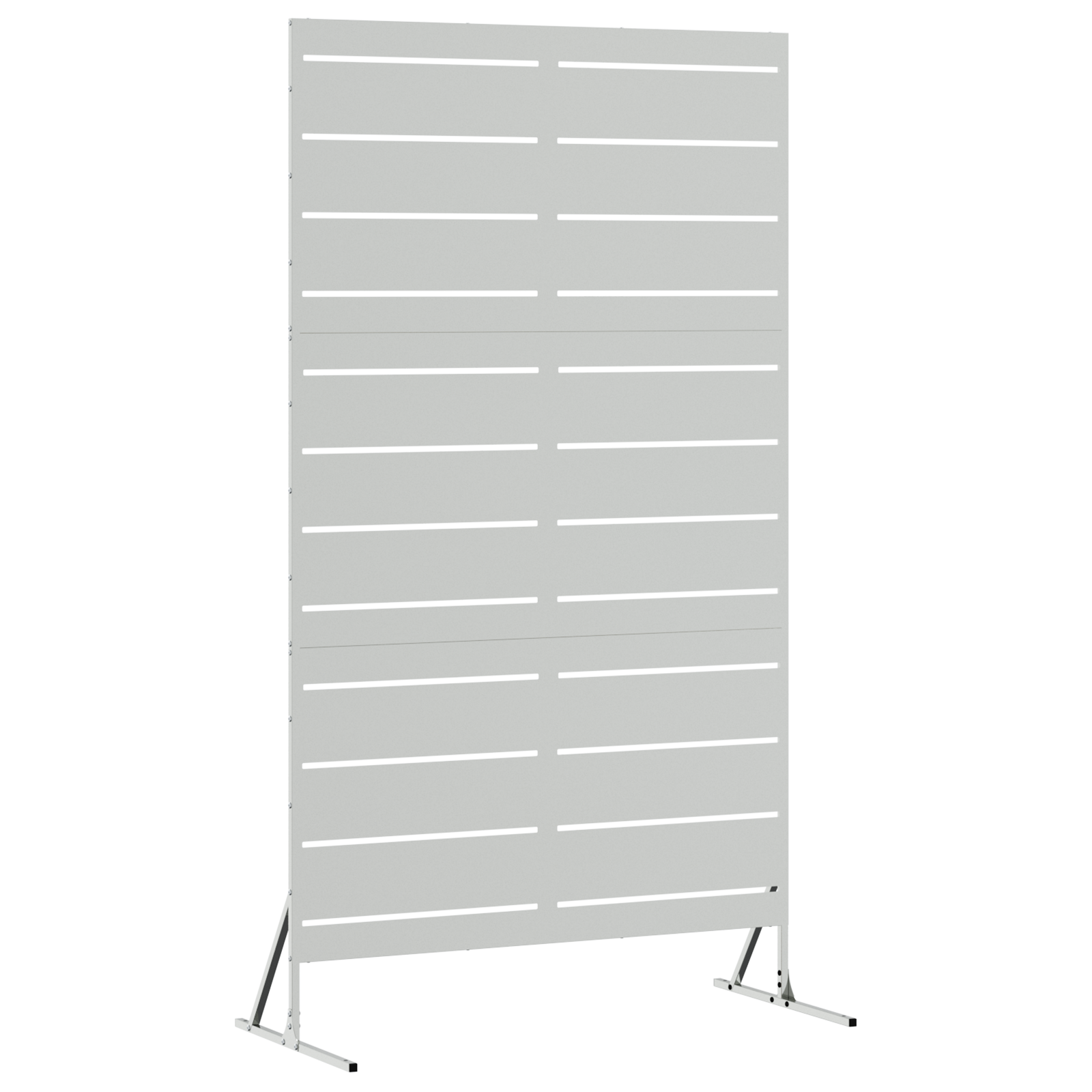 Privacy Screen 180 cm Galvanised Steel - Image 2