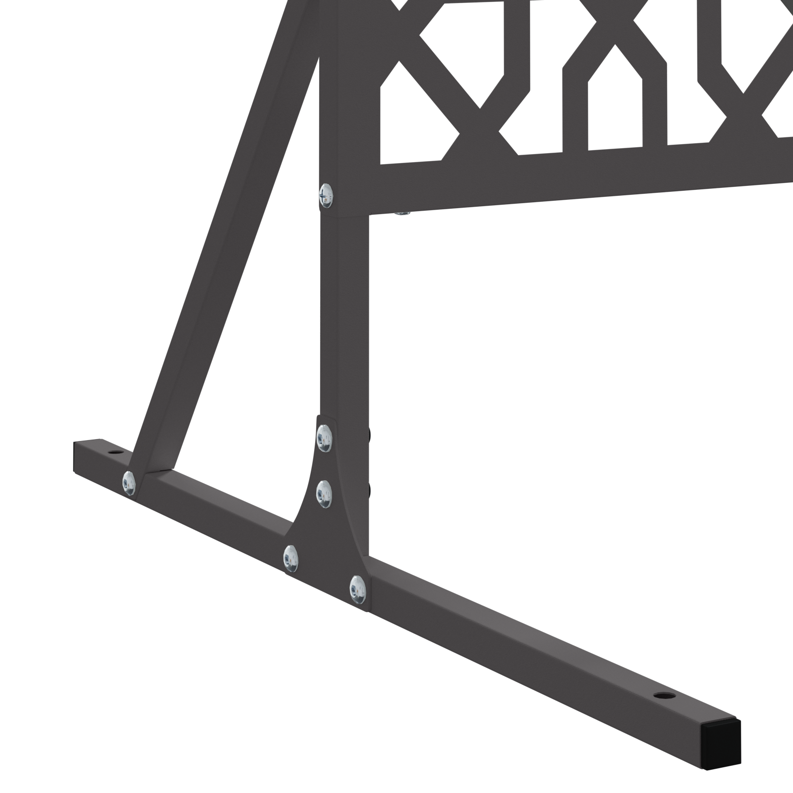 Metal Fence Panel Black Metal Large Pattern Fence Panel - Image 4