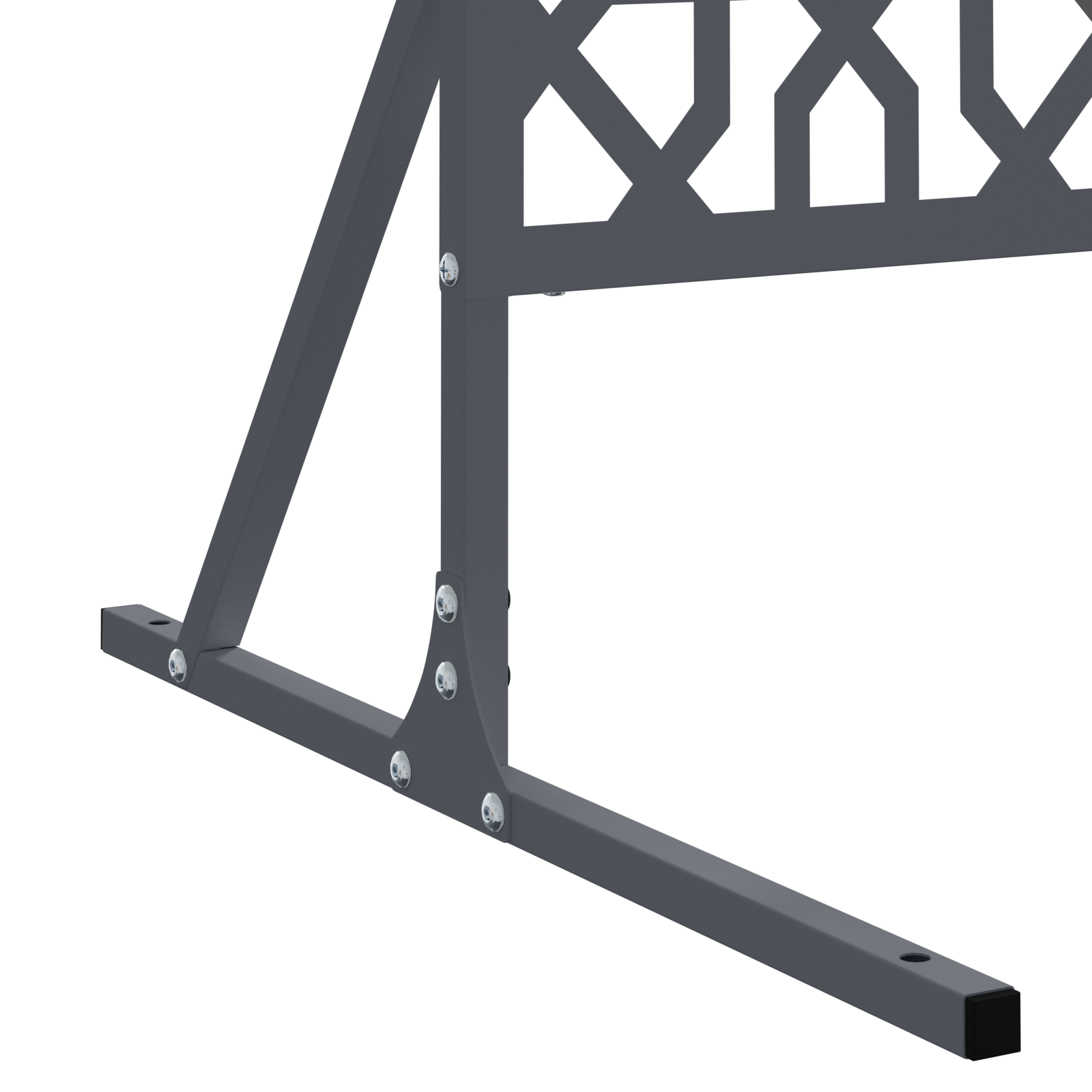 Powder-Coated Fence Panel Anthracite Powder-Coated Steel - Image 4