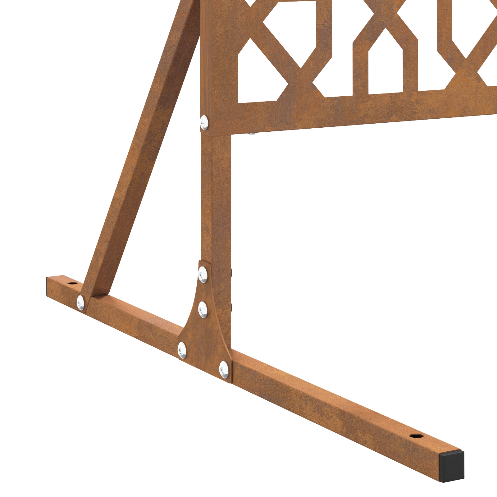 Weathering Steel Fence Panel Weathering steel Medium Pattern - Image 5