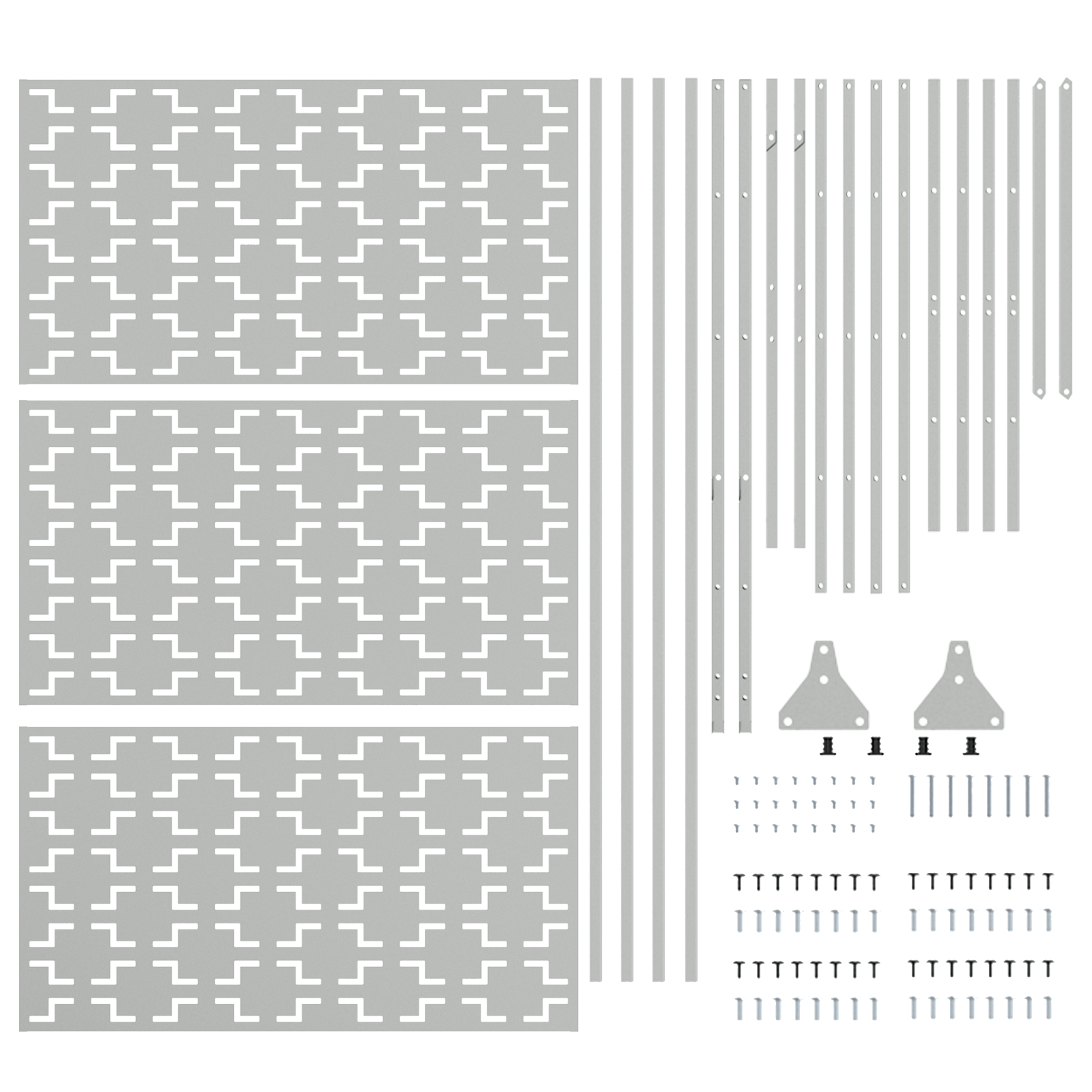 Galvanised Steel Fence Panel Galvanised steel Single panel Durable - Image 5
