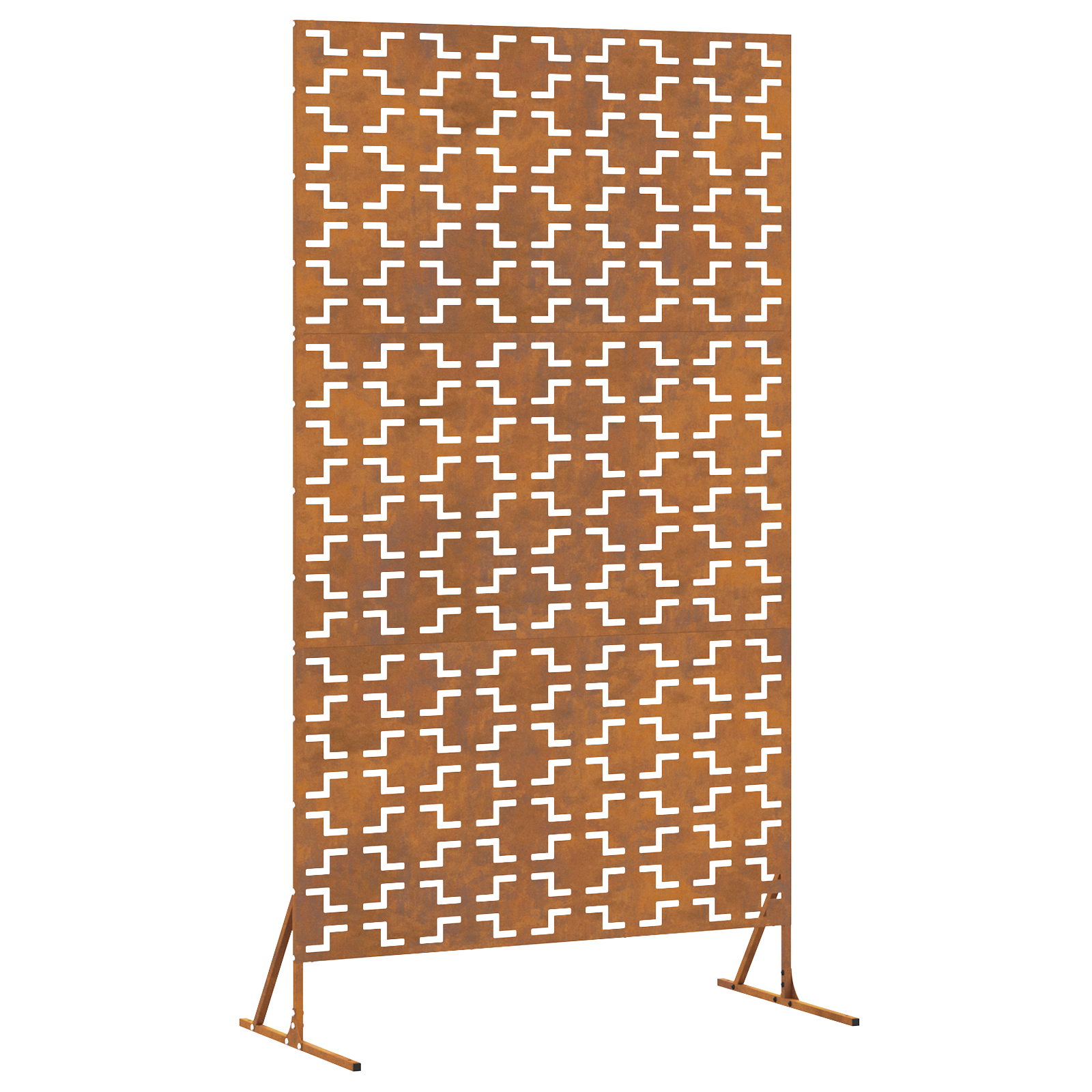  vidaXL Magánfékező 100x50x180 cm, időjárásálló acél akciós termékkép 1