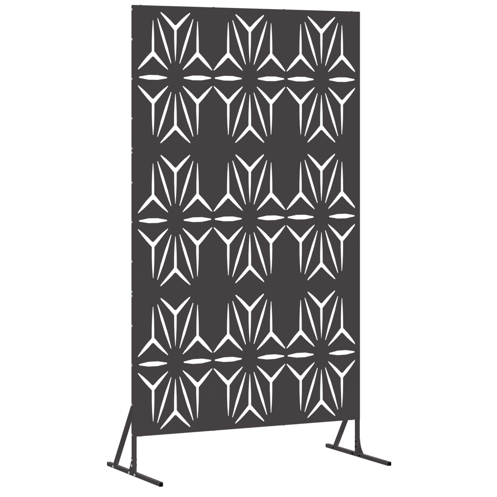 Metal Fence Panel Black Metal Large Decorative Inlays - Image 2