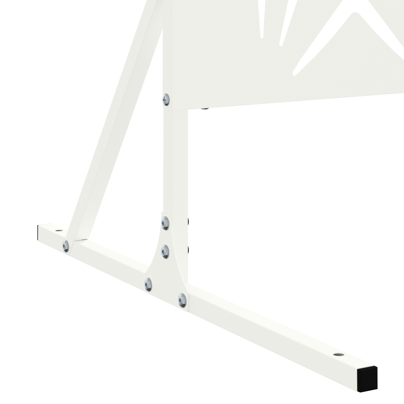 Metal Fence Panel White Metal Large Decorative Inlays - Image 4