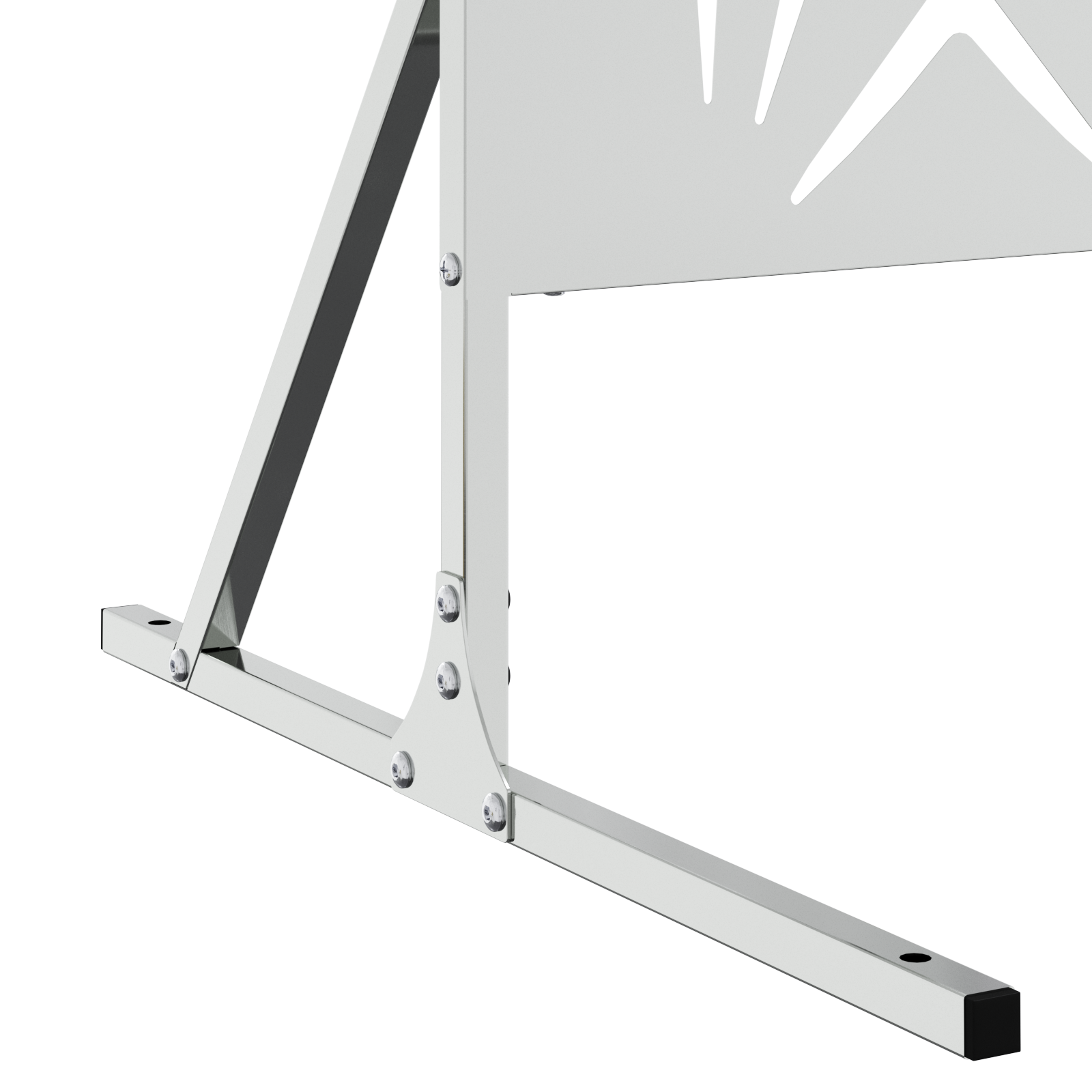 Galvanised Steel Fence Panel Galvanised steel Large - Image 4