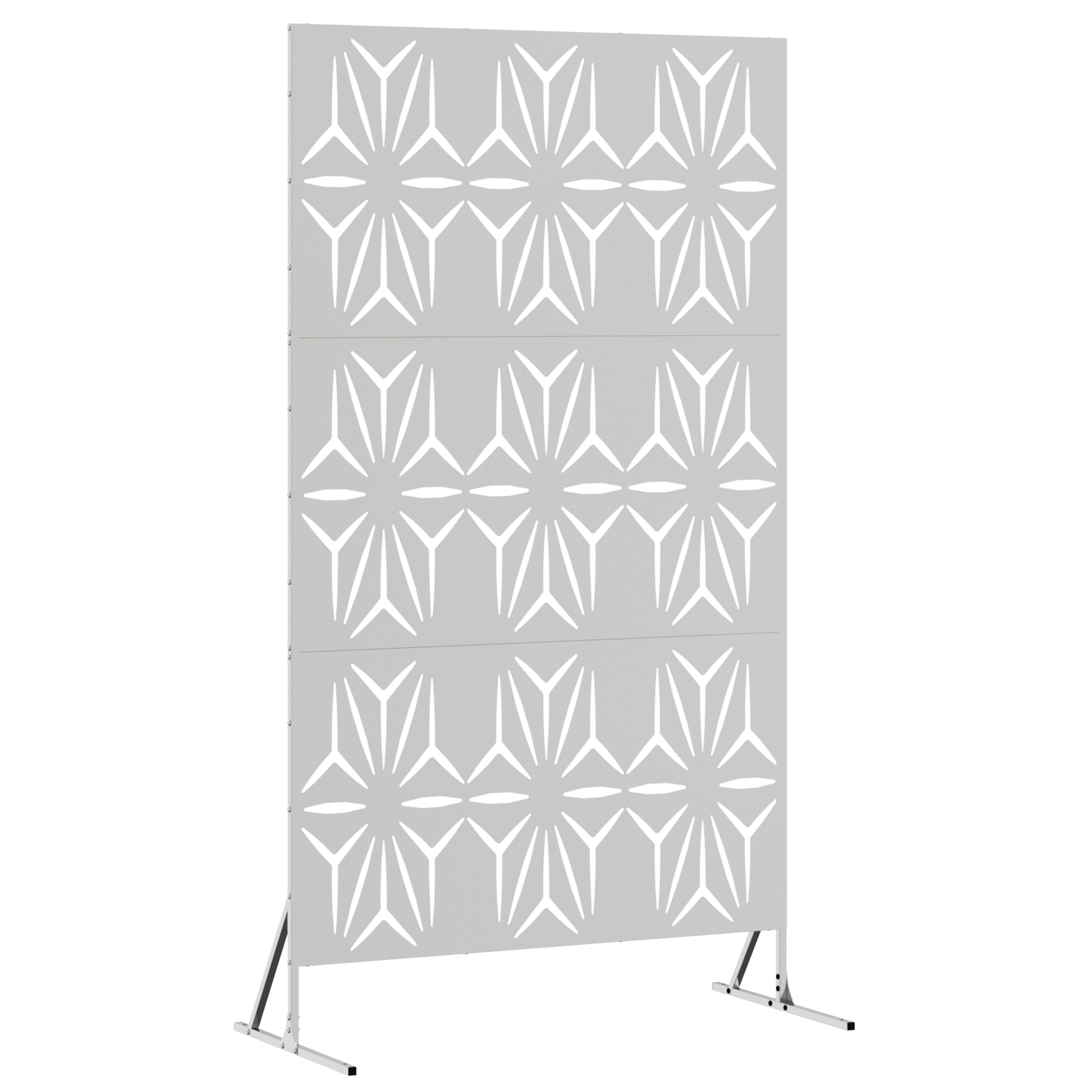 Galvanised Steel Fence Panel Galvanised steel Large - Image 2