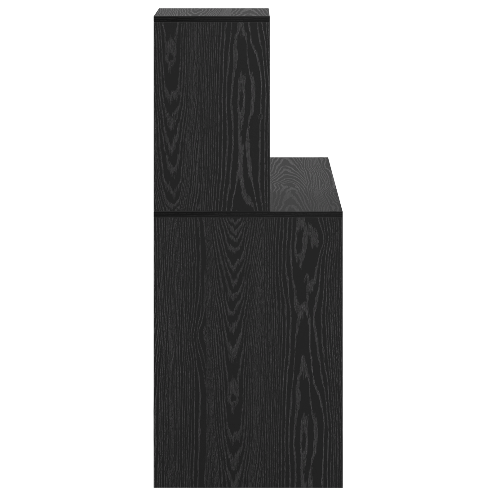 Black Oak Writing Desk Black Oak MDF, laminate Compact Shelving - Image 5