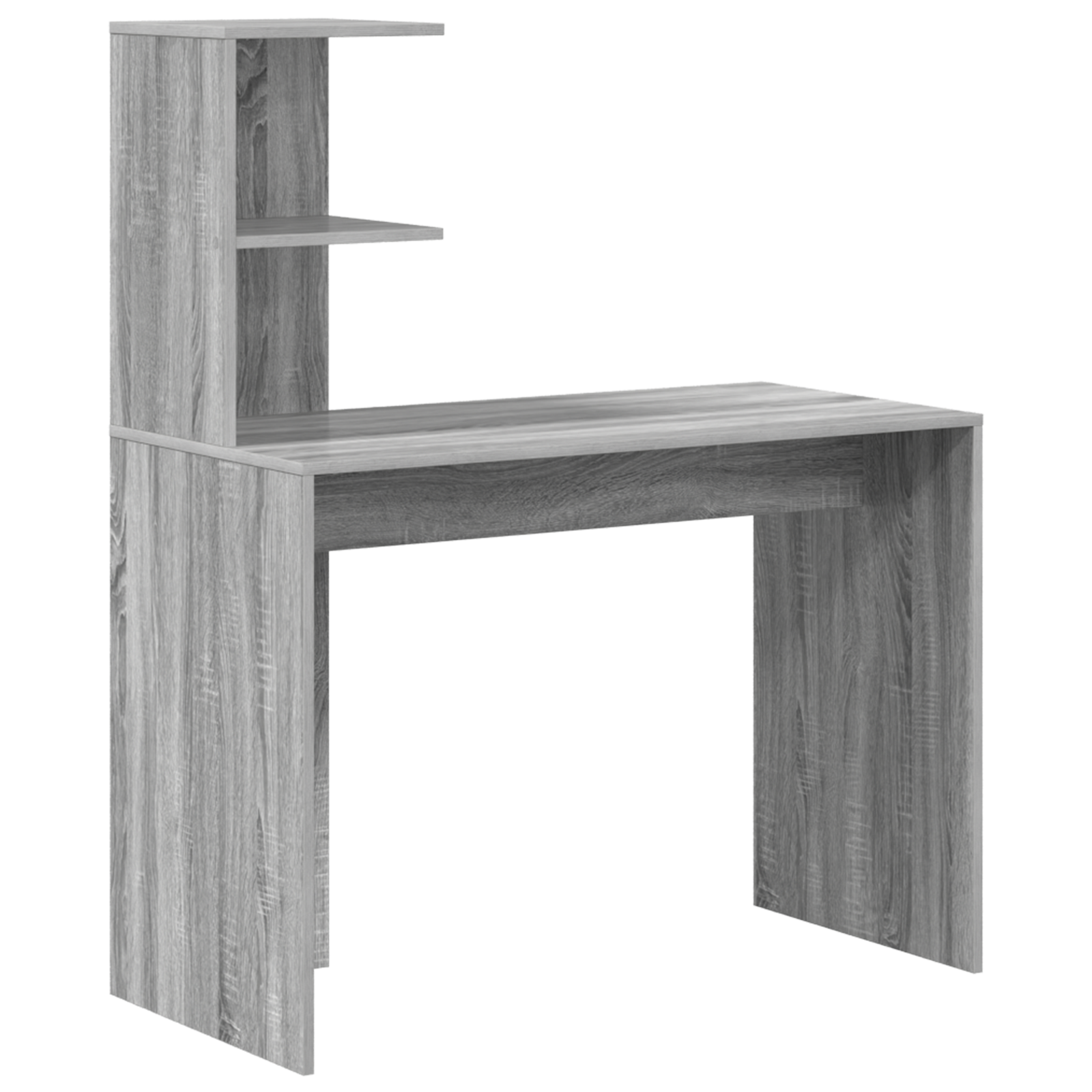 Grey Writing Desk Grey Sonoma Particle board Standard desk size - Image 2
