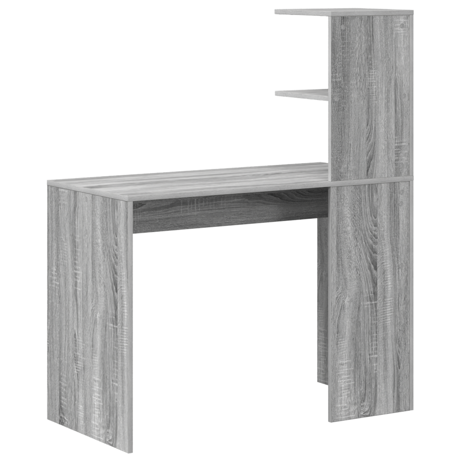 Grey Writing Desk Grey Sonoma Particle board Standard desk size - Image 6