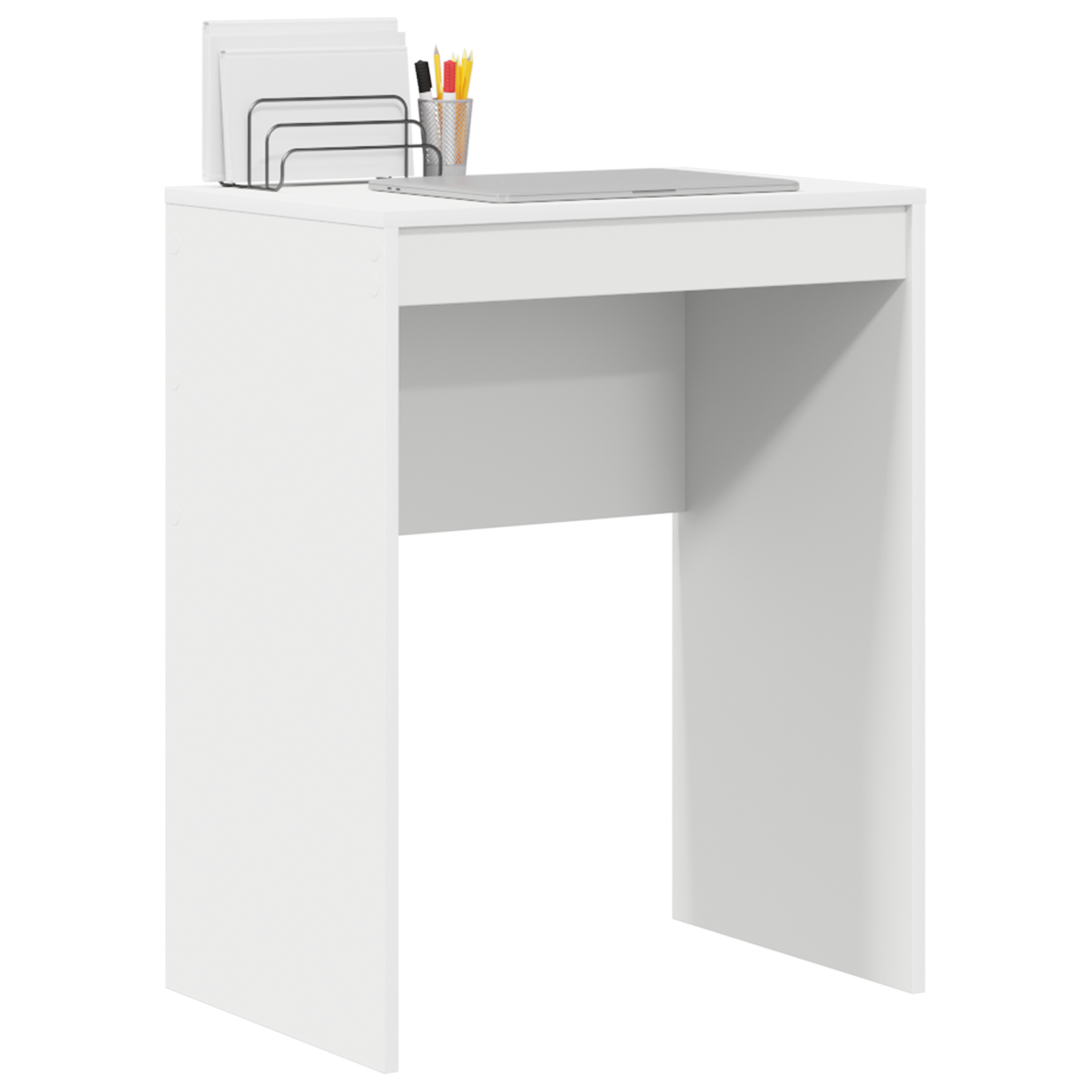Minimalist Writing Desk White Particle board 60 x 40 x 76 cm - Image 3