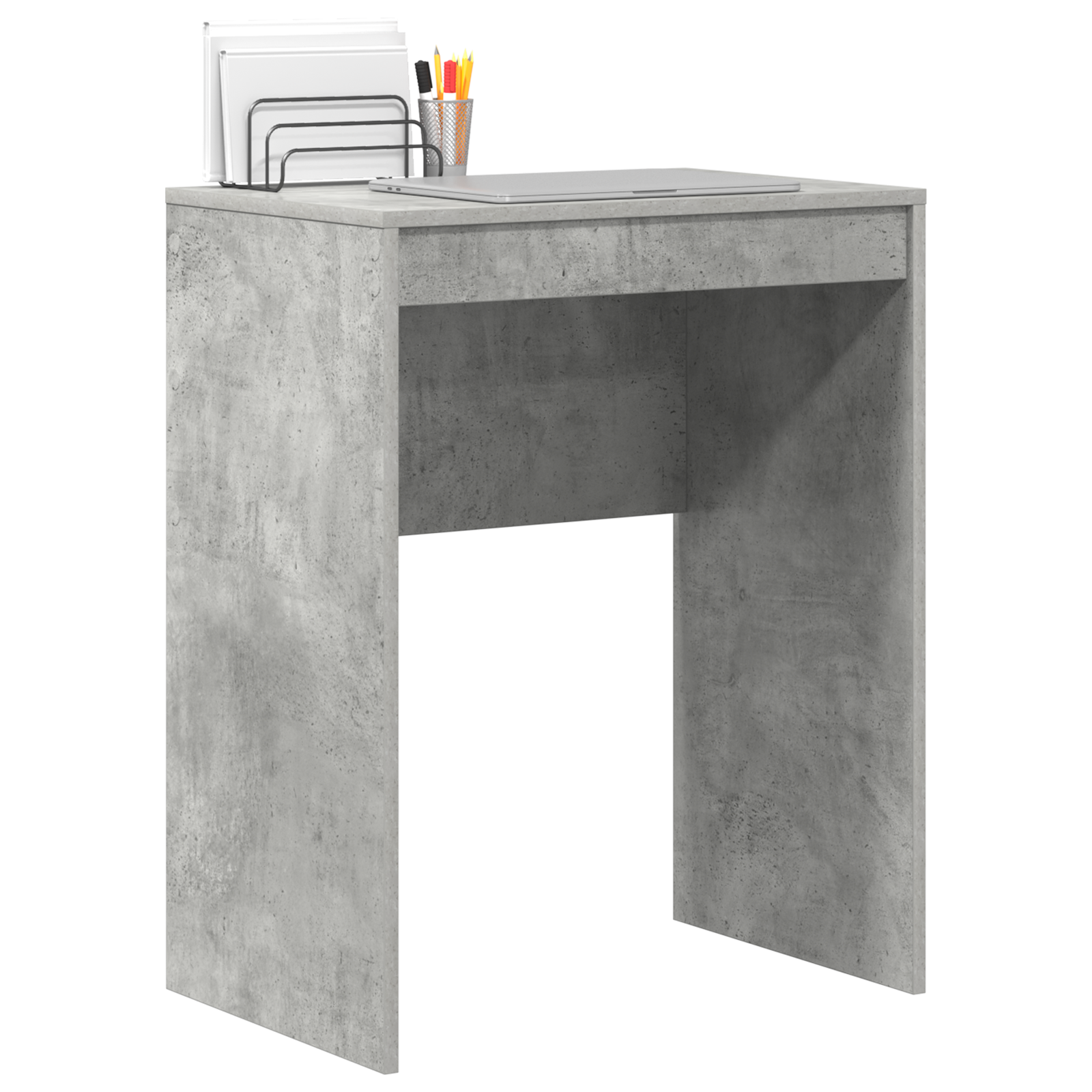 Writing Desk Concrete grey Particle board 60 x 40 x 76 cm - Image 3
