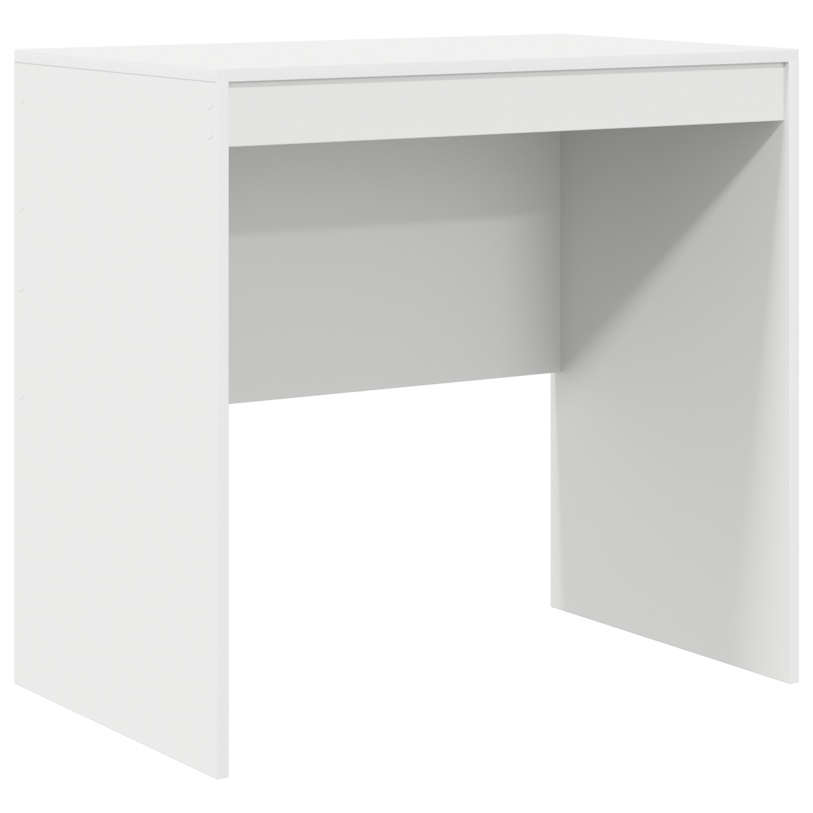 Desk White 80x50x76 cm Engineered wood - Image 2