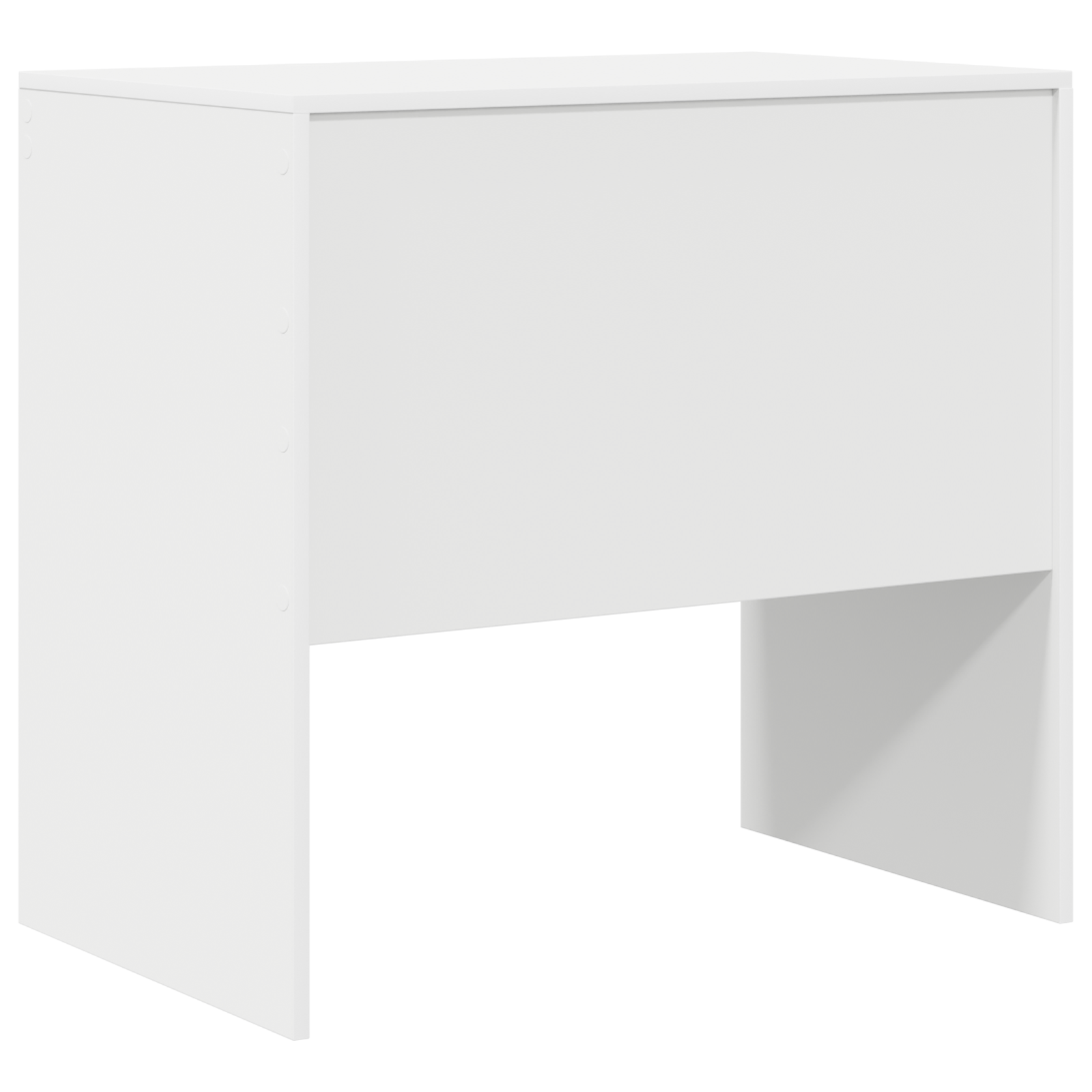 Desk White 80x50x76 cm Engineered wood - Image 6