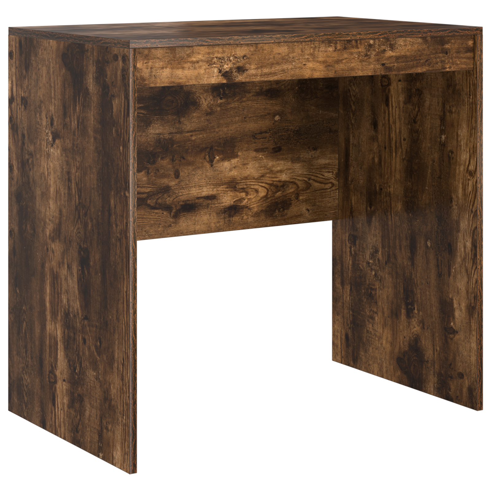 Desk Smoked Oak 80x50x76 cm Engineered Wood - Image 2