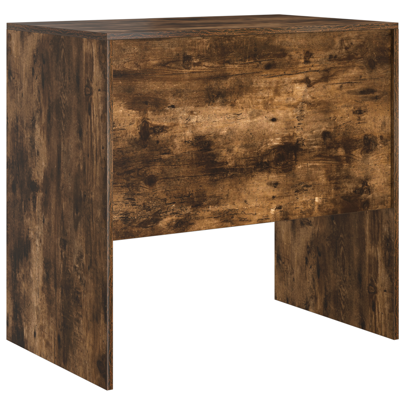 Desk Smoked Oak 80x50x76 cm Engineered Wood - Image 6