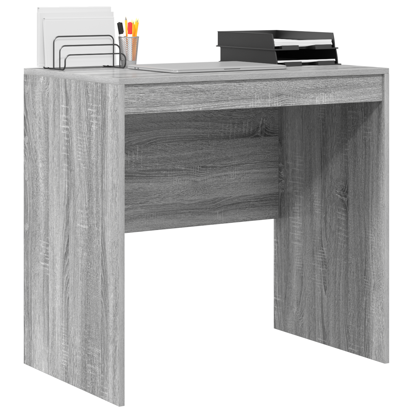Desk Grey Sonoma 80x50x76 cm Engineered wood - Image 3