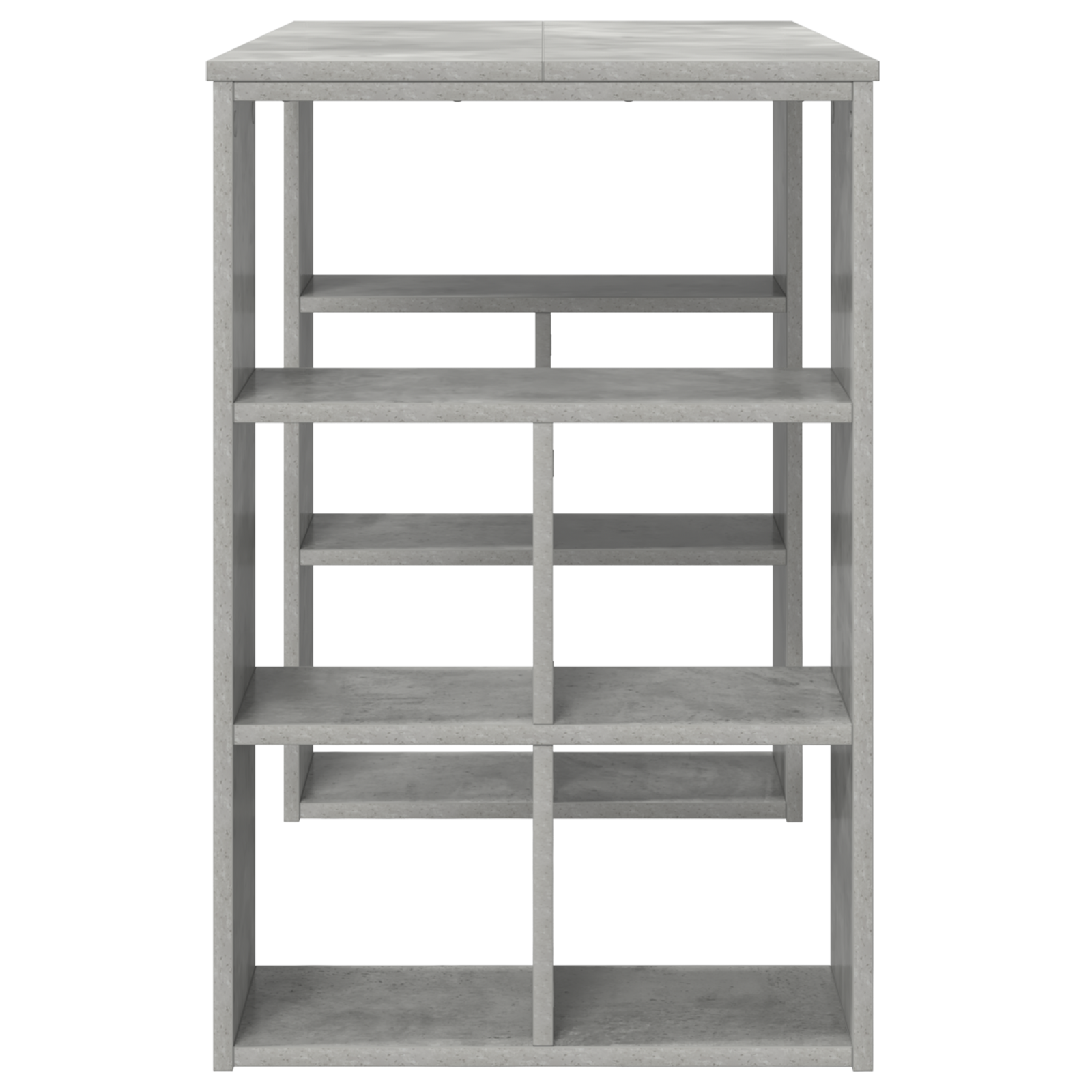 Corner Desk Concrete grey Particle board Medium Storage - Image 5