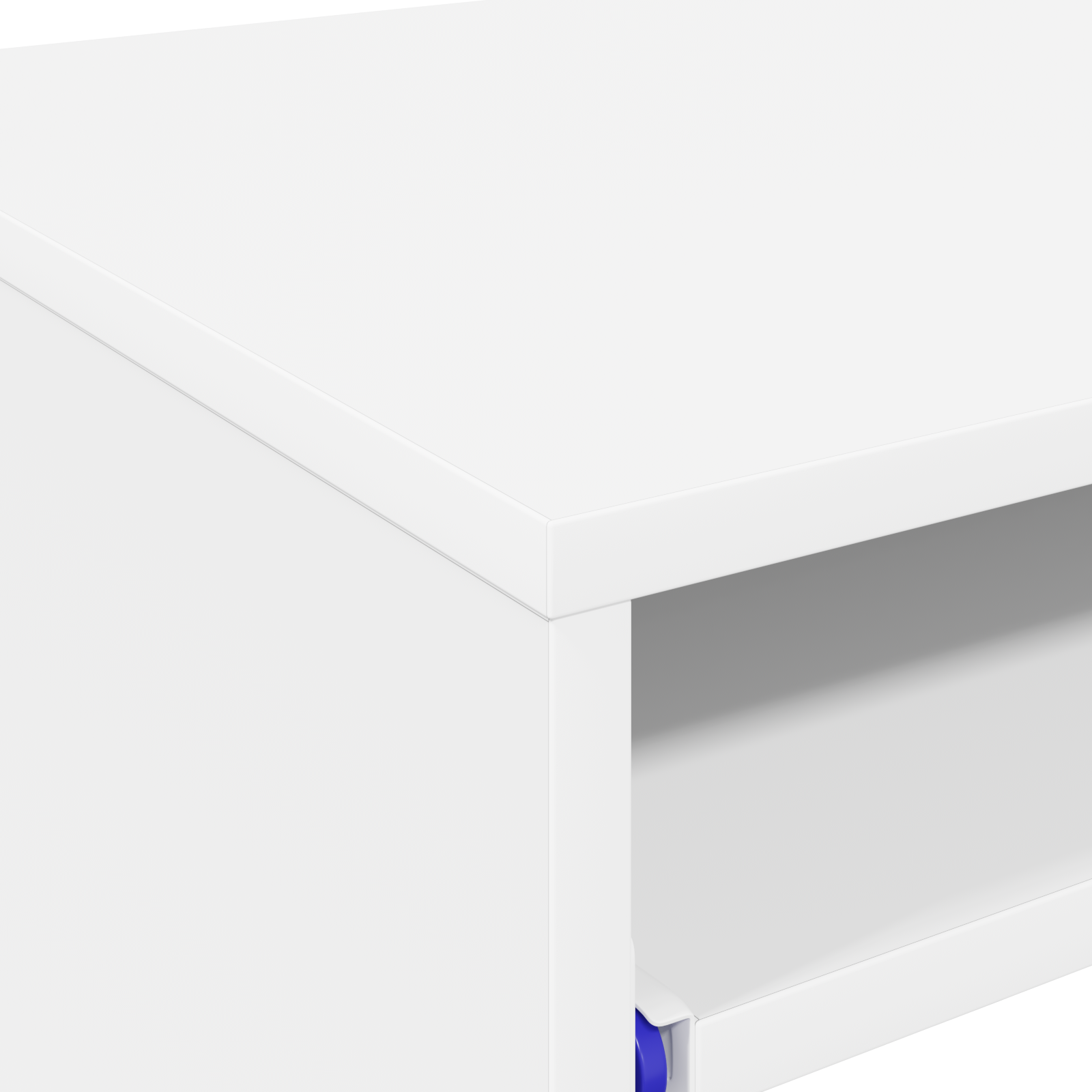 Computer Desk White Engineered wood Compact Organizers - Image 8
