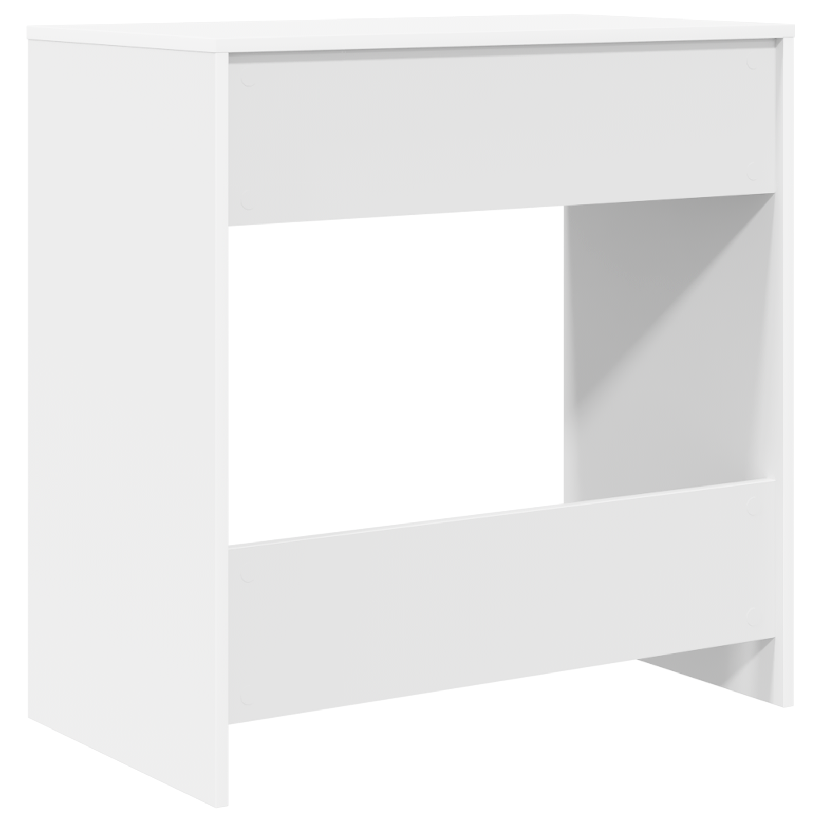 Computer Desk White Engineered wood Compact Organizers - Image 7